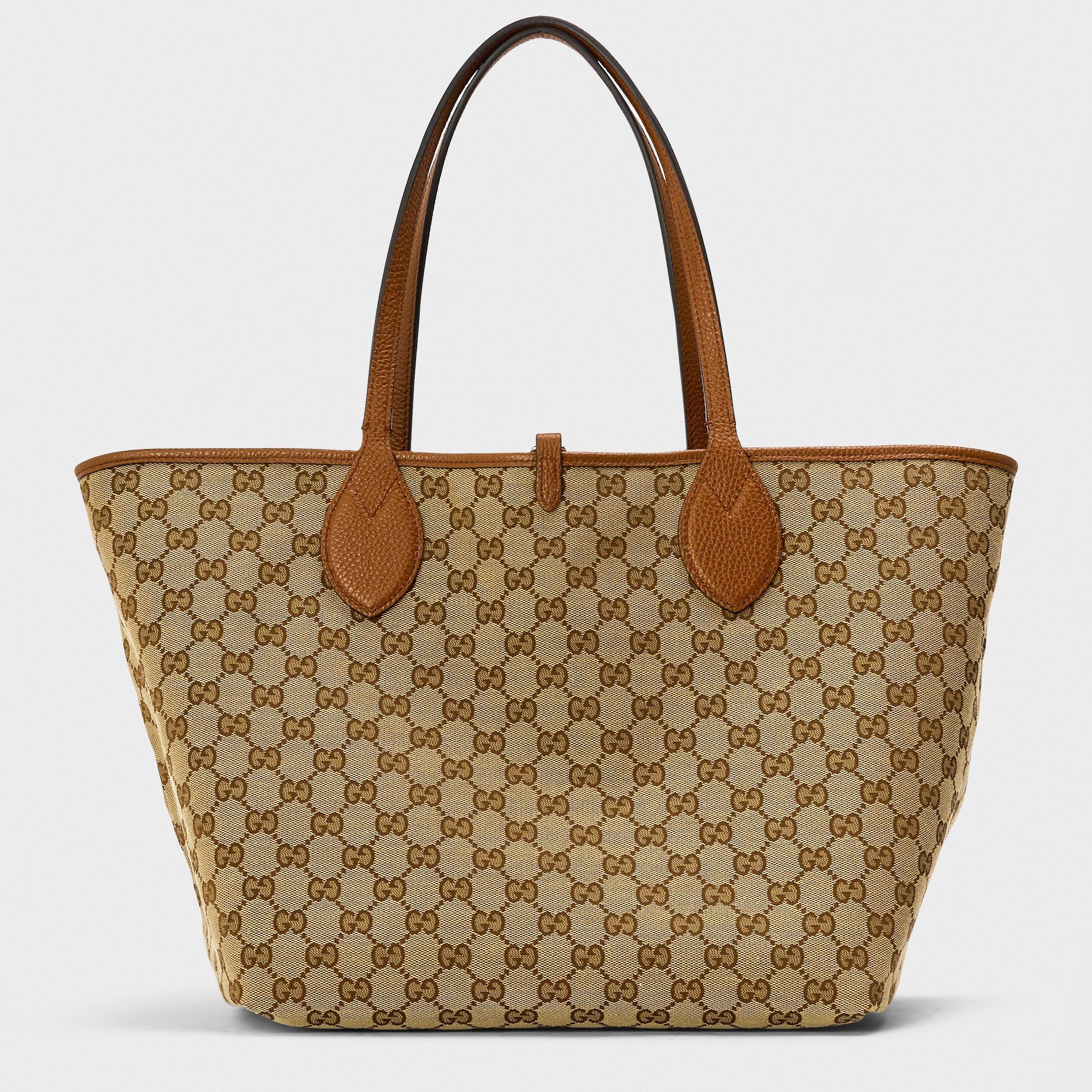 Sundial/Beige - Gucci - Totissima Large Reversible Tote - 7