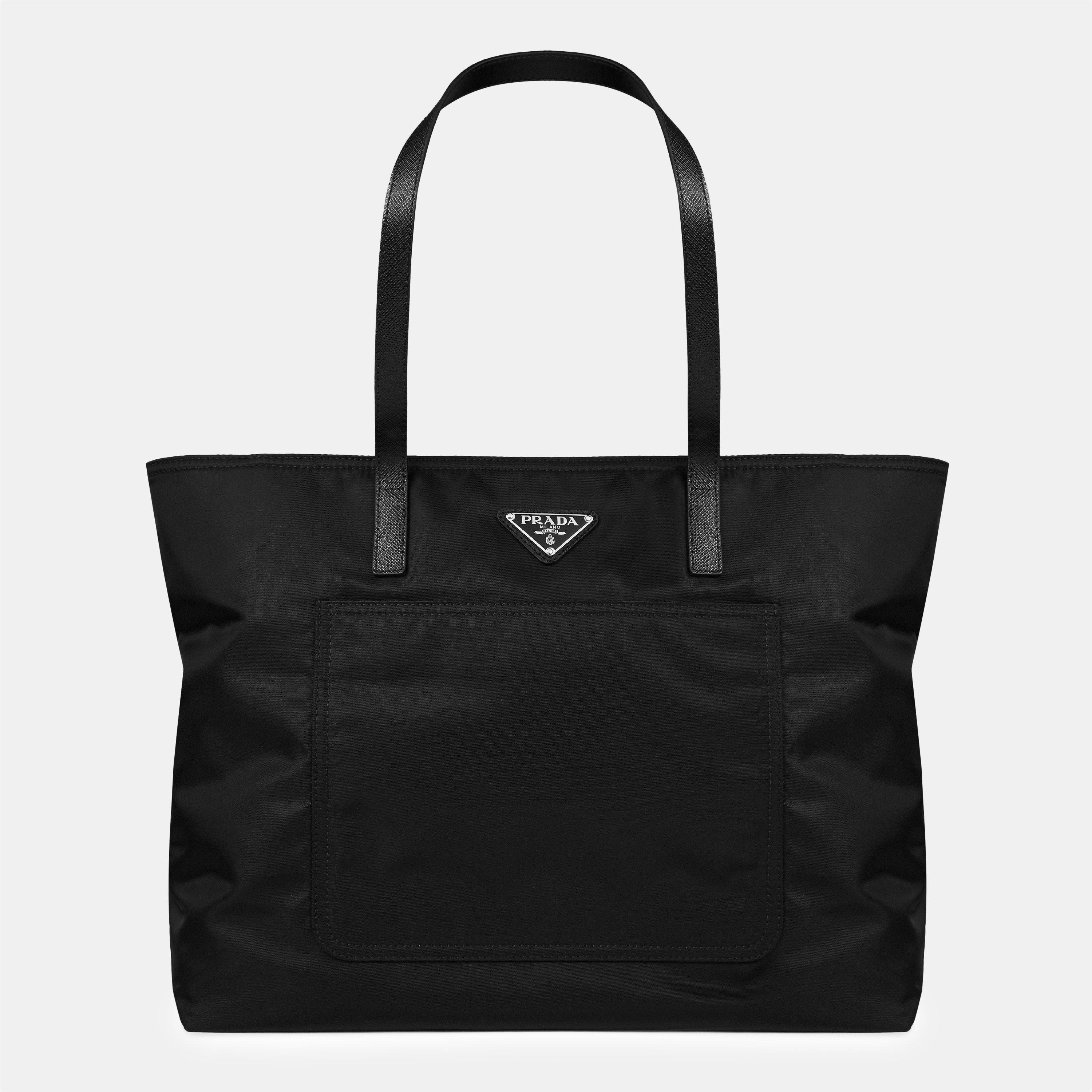 Prada Re Nylon Tote Bag - Black F0002