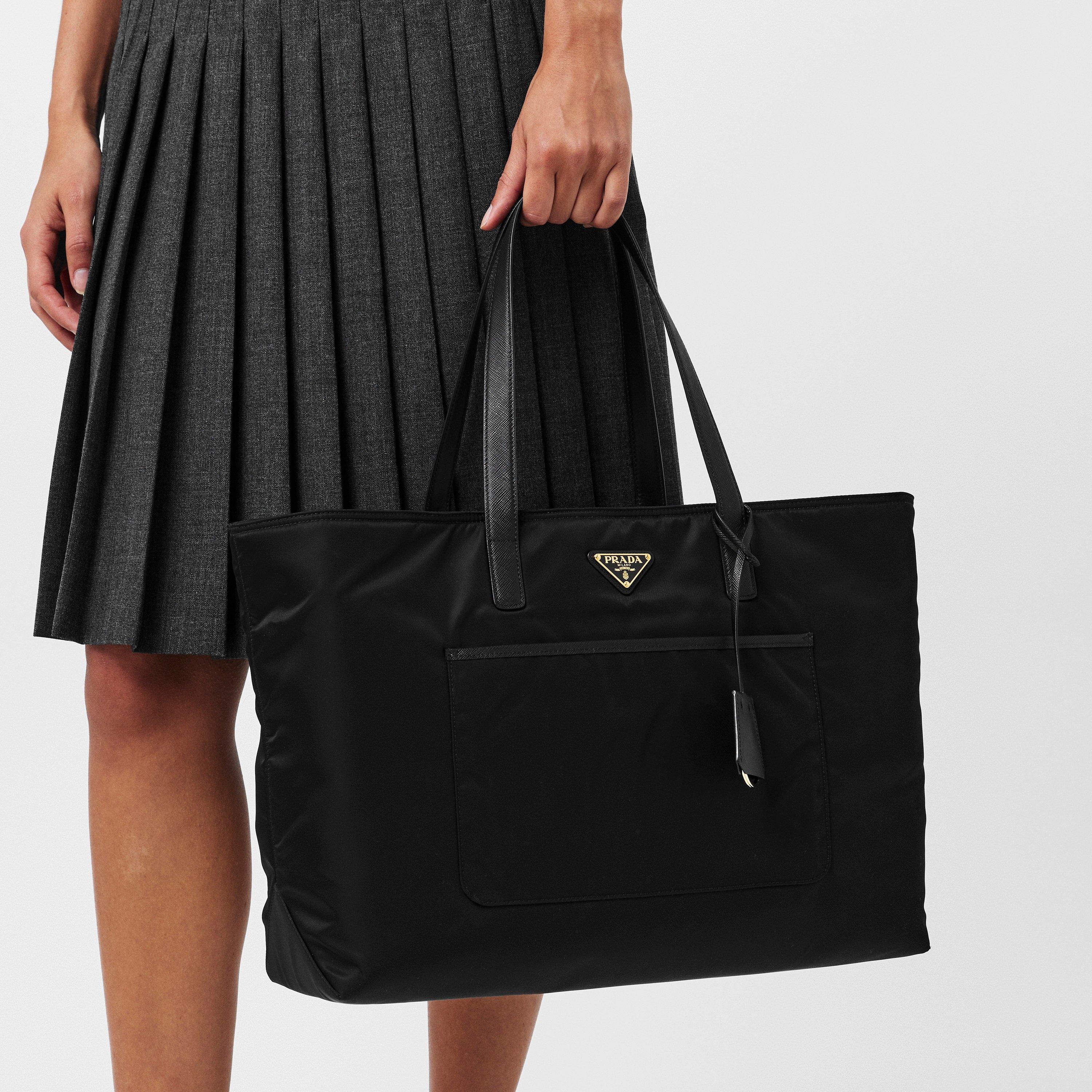 Nero/Gold - Prada - Re Nylon Tote Bag - 3