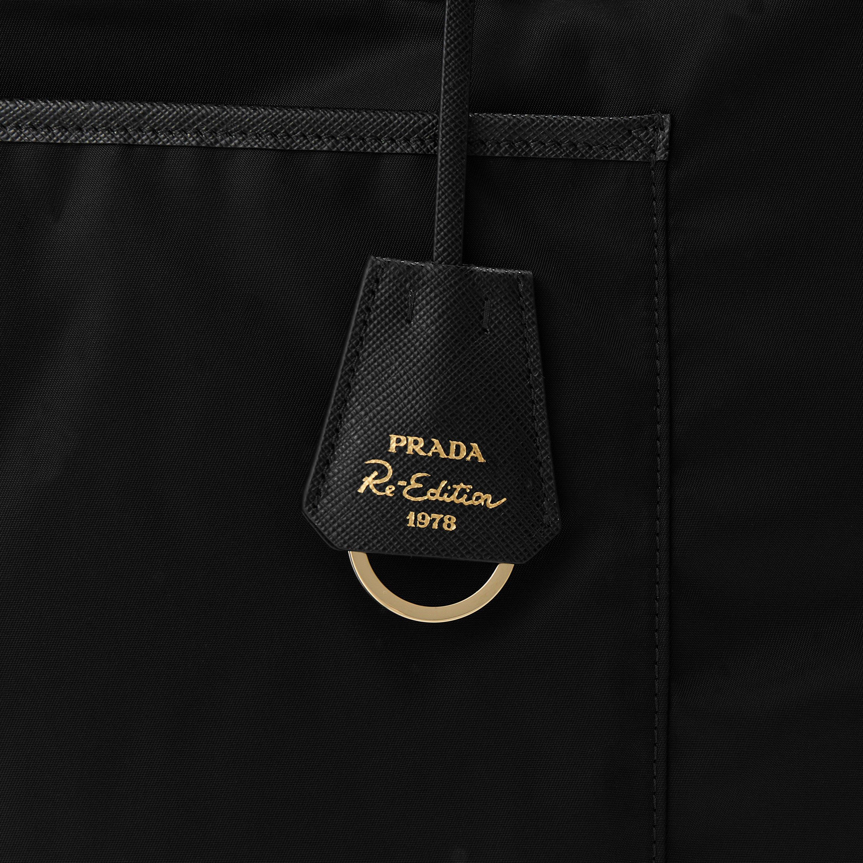 Nero/Gold - Prada - Re Nylon Tote Bag - 4