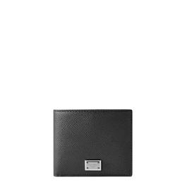 Dolce and Gabbana Logo Plaque Bi Fold Wallet