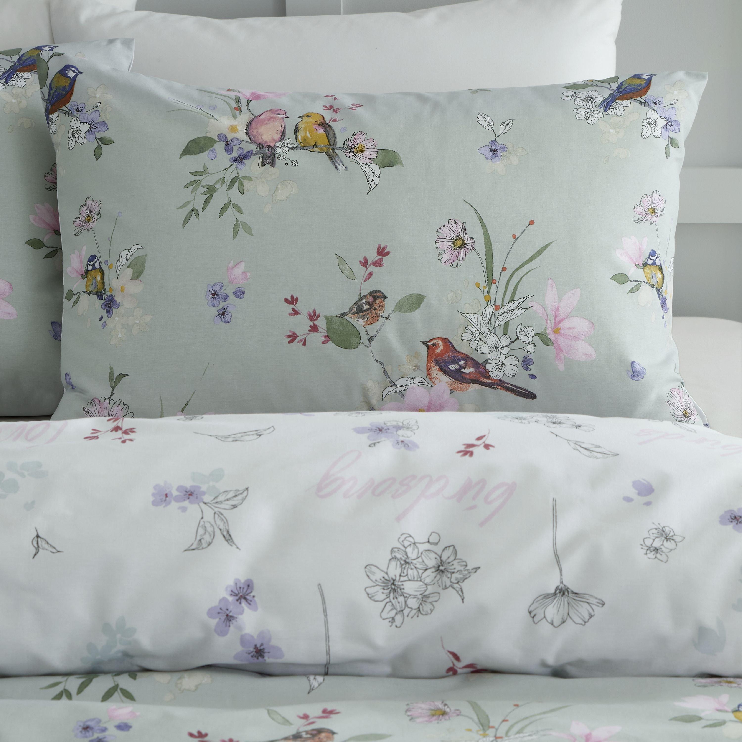 Saliegroen - Catherine Lansfield - Reversible Duvet Cover Set - 3
