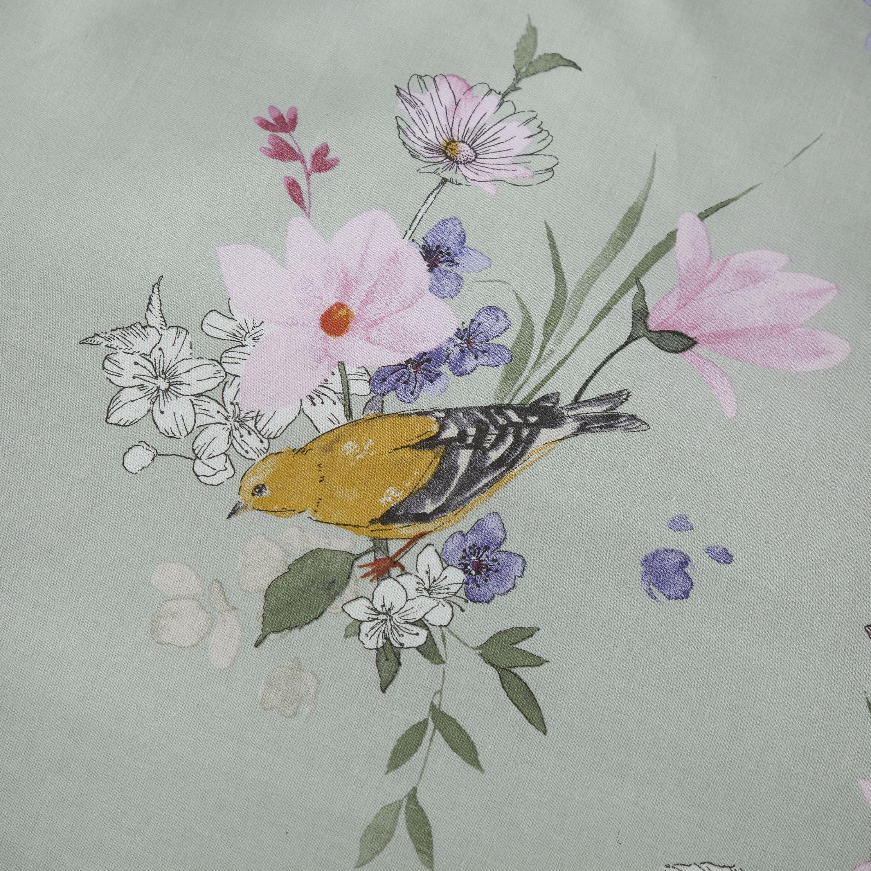 Saliegroen - Catherine Lansfield - Reversible Duvet Cover Set - 4