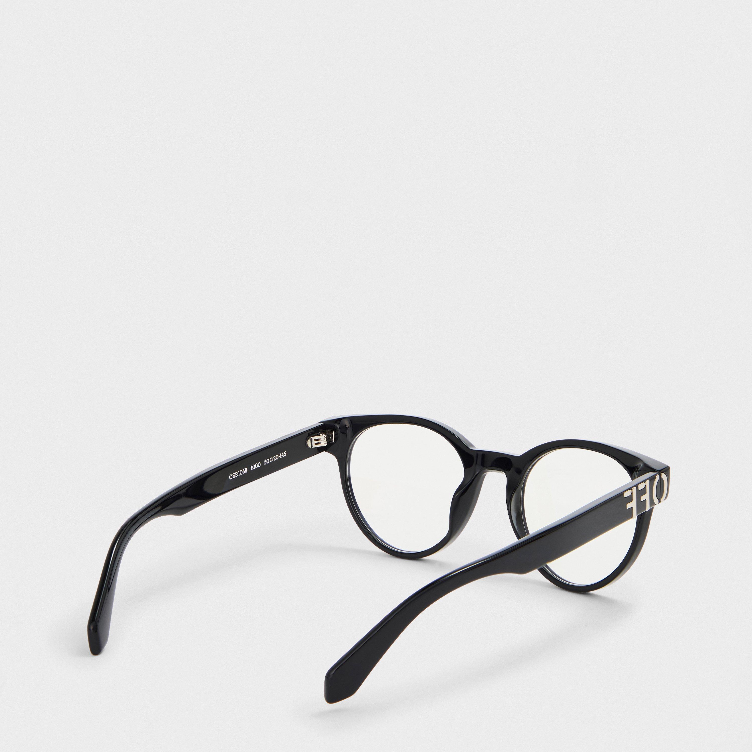 Black - Off White - Unisex Reading Glasses - 2
