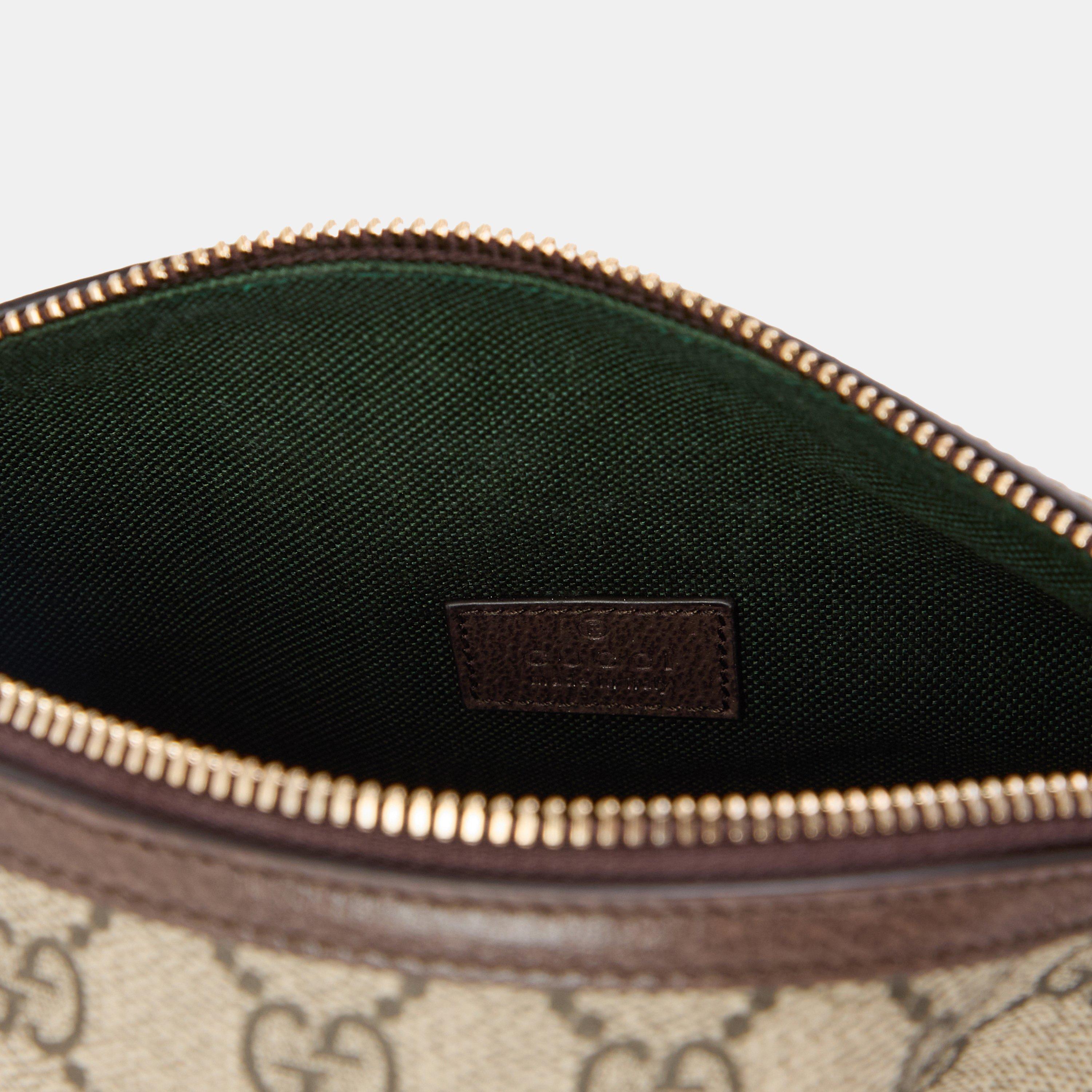 Beige Ebony - Gucci - Women's Ophidia Mini Hobo Bag - 5