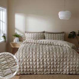 Catherine Lansfield Puffer 3.5 Tog Duvet Cover Set