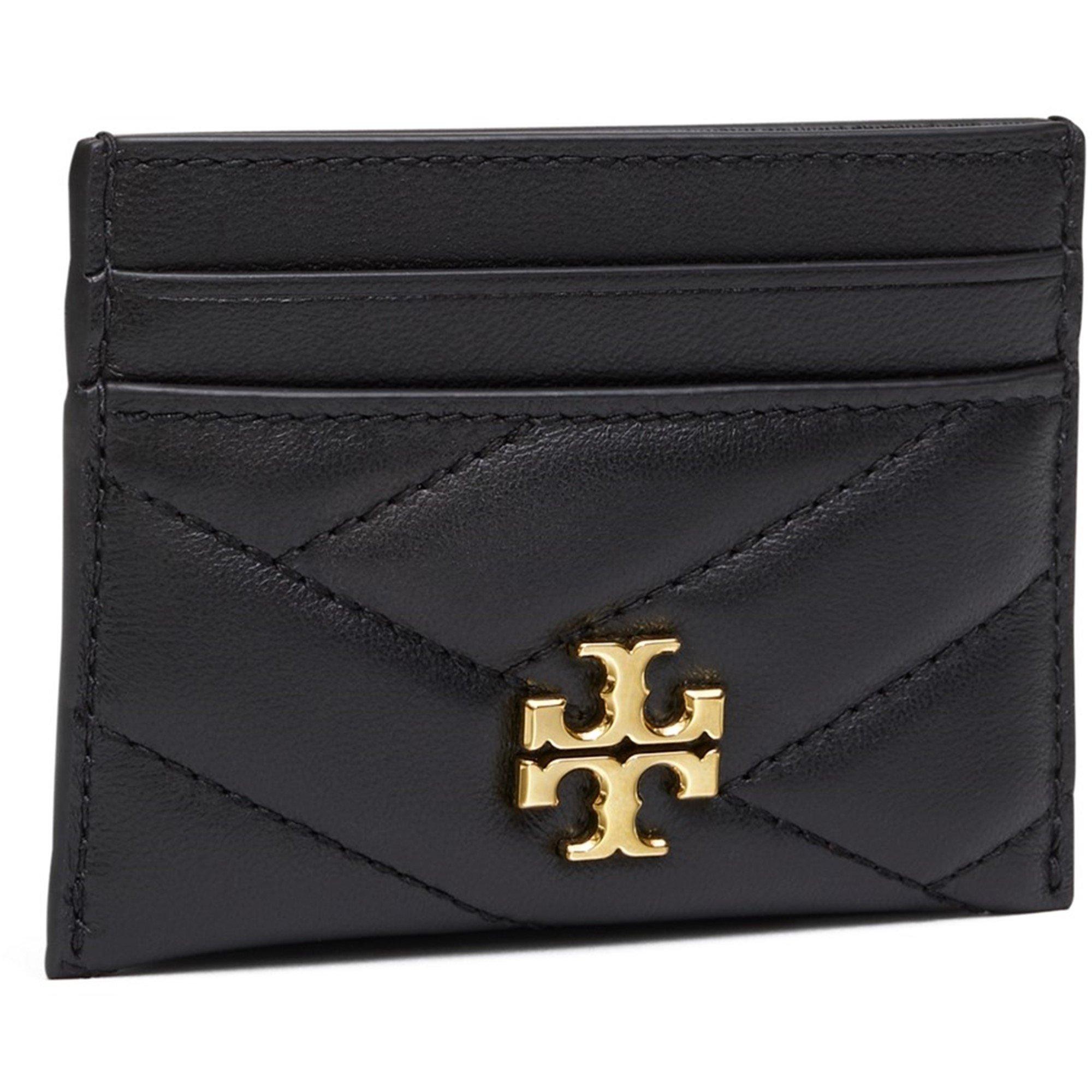 Tory Burch Kira Chevron Card Holder - Black