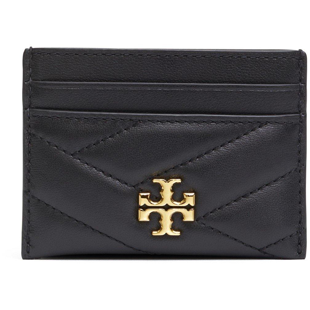Black - Tory Burch - Kira Chevron Card Holder - 2