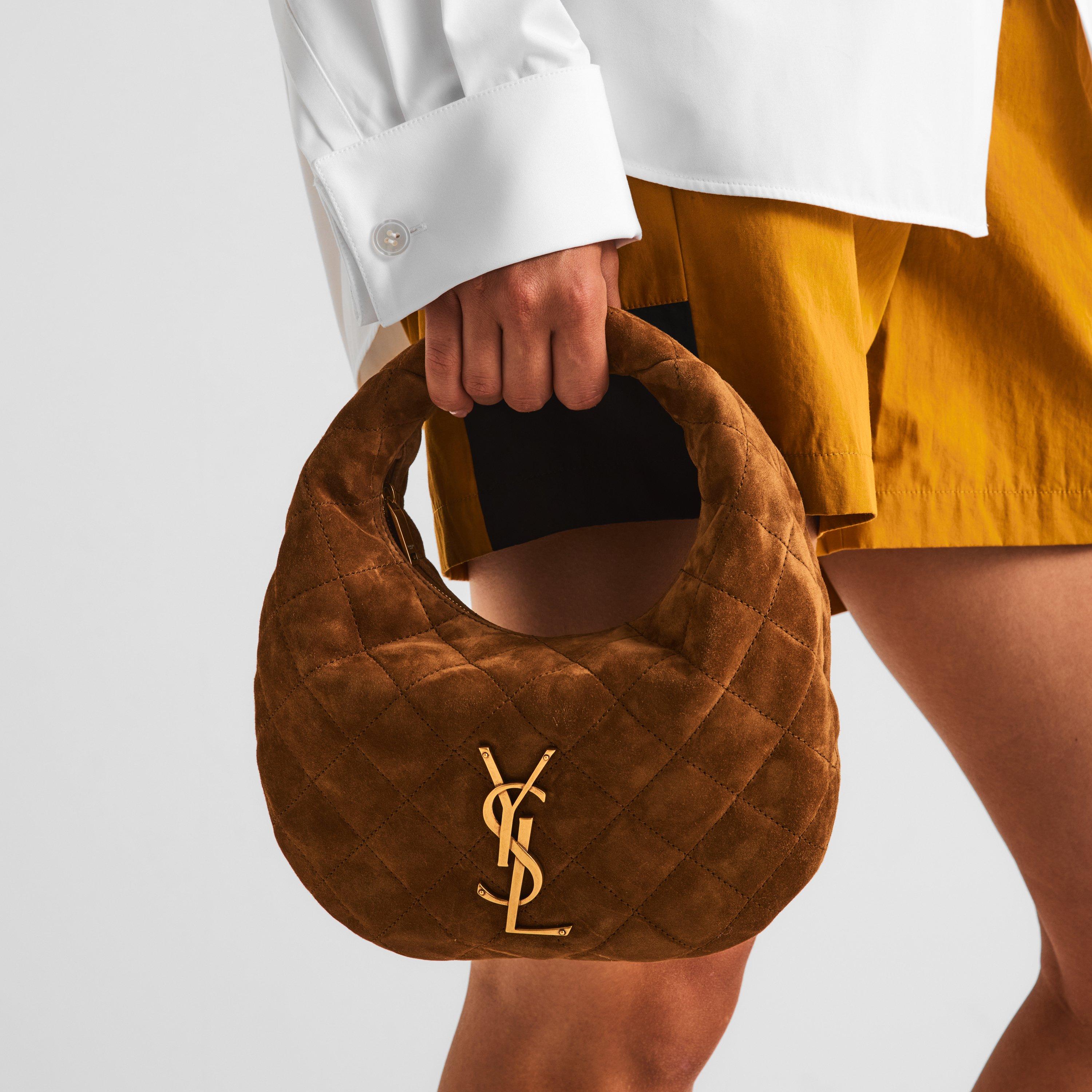 Orange Caramel - Saint Laurent - Women's Icare Sd Hobo Bag - 3