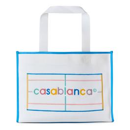 Casablanca Embroidered Knit Shopper