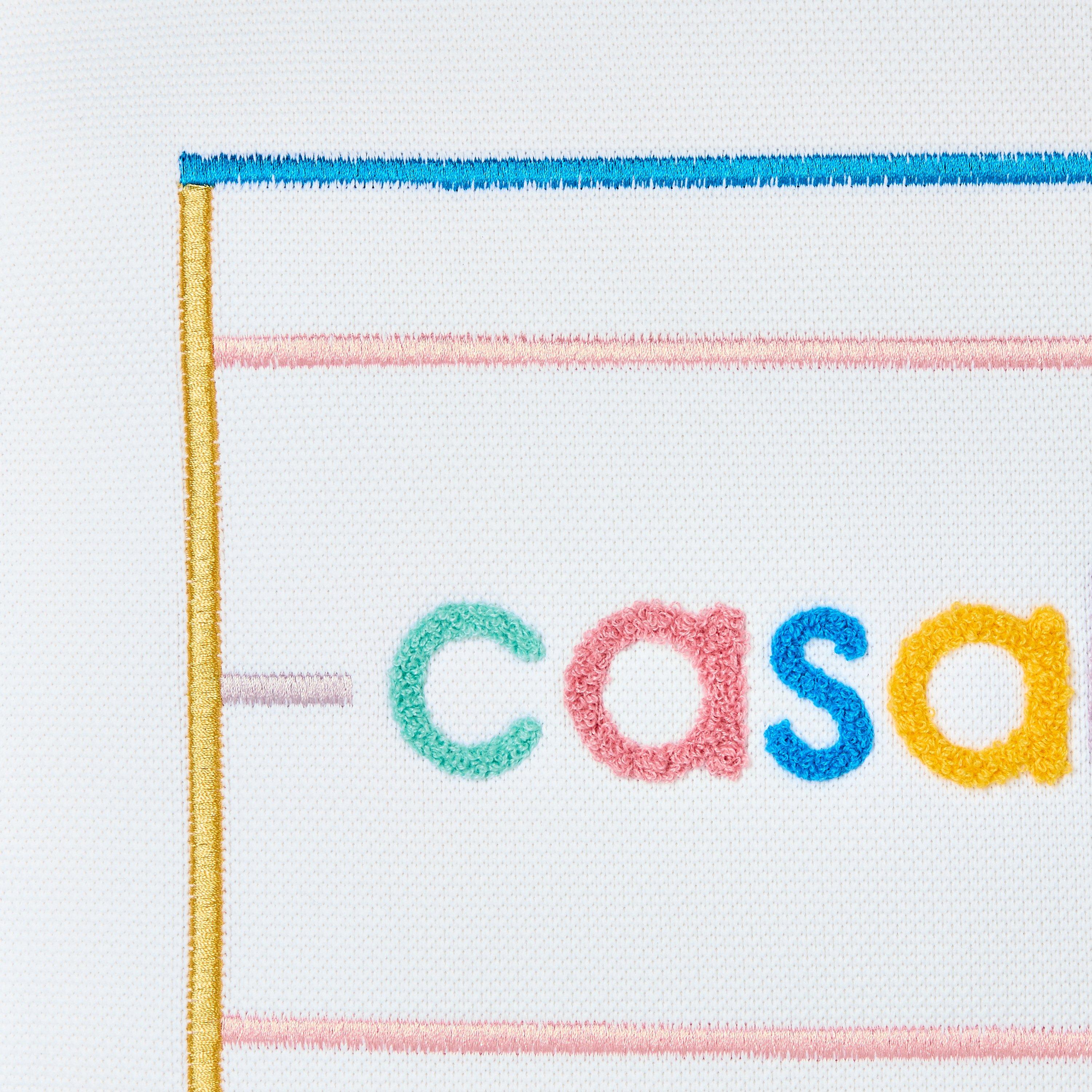 Pastel Court - Casablanca - Women's Embroidered Knitted Tote Bag - 7