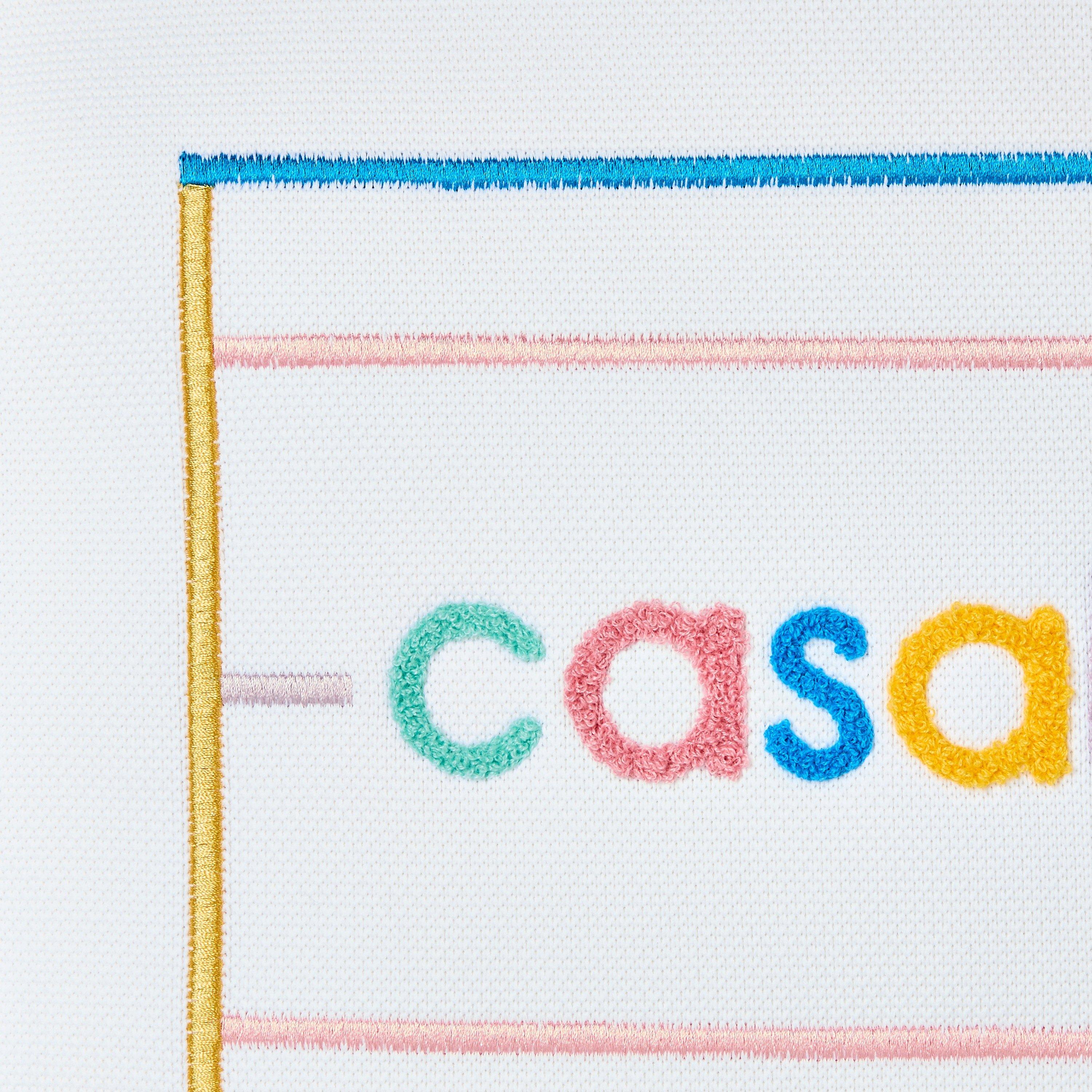 Pastel Court - Casablanca - Women's Embroidered Knitted Tote Bag - 4