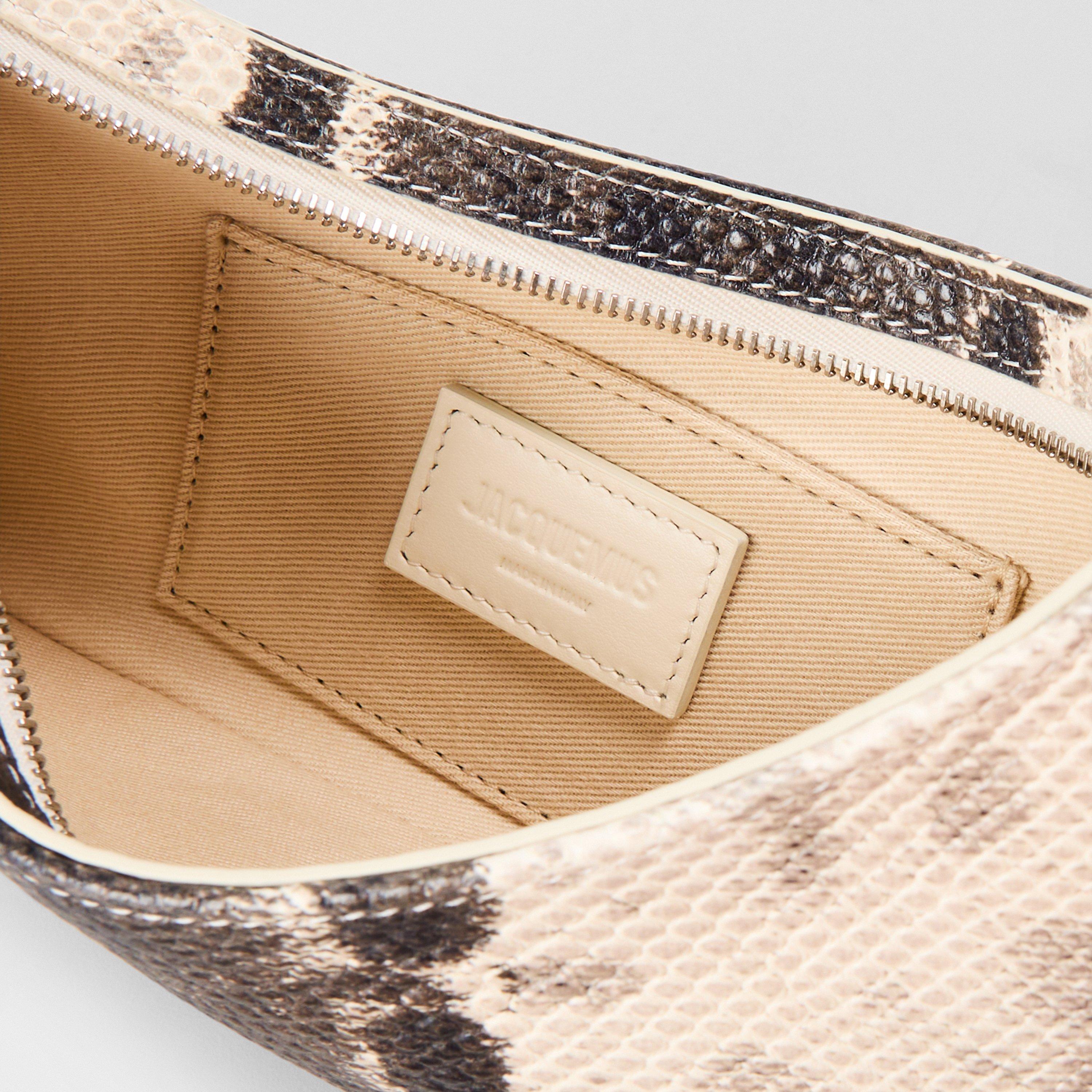 Multi Beige - Jacquemus - Womens Beaded Cotton Le Bisou Perle Shoulder Bag - 5