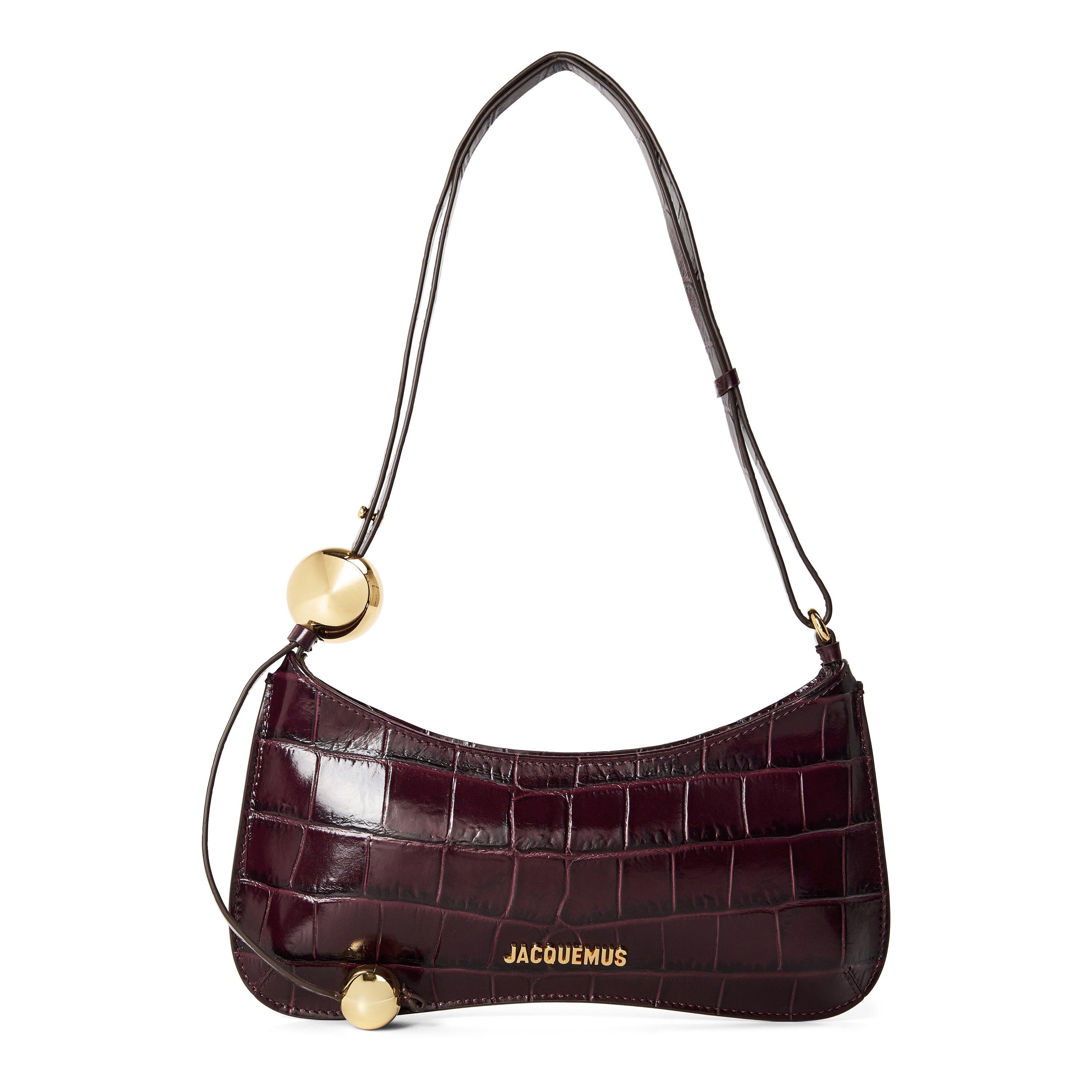 Jacquemus Womens Beaded Cotton Le Bisou Perle Shoulder Bag