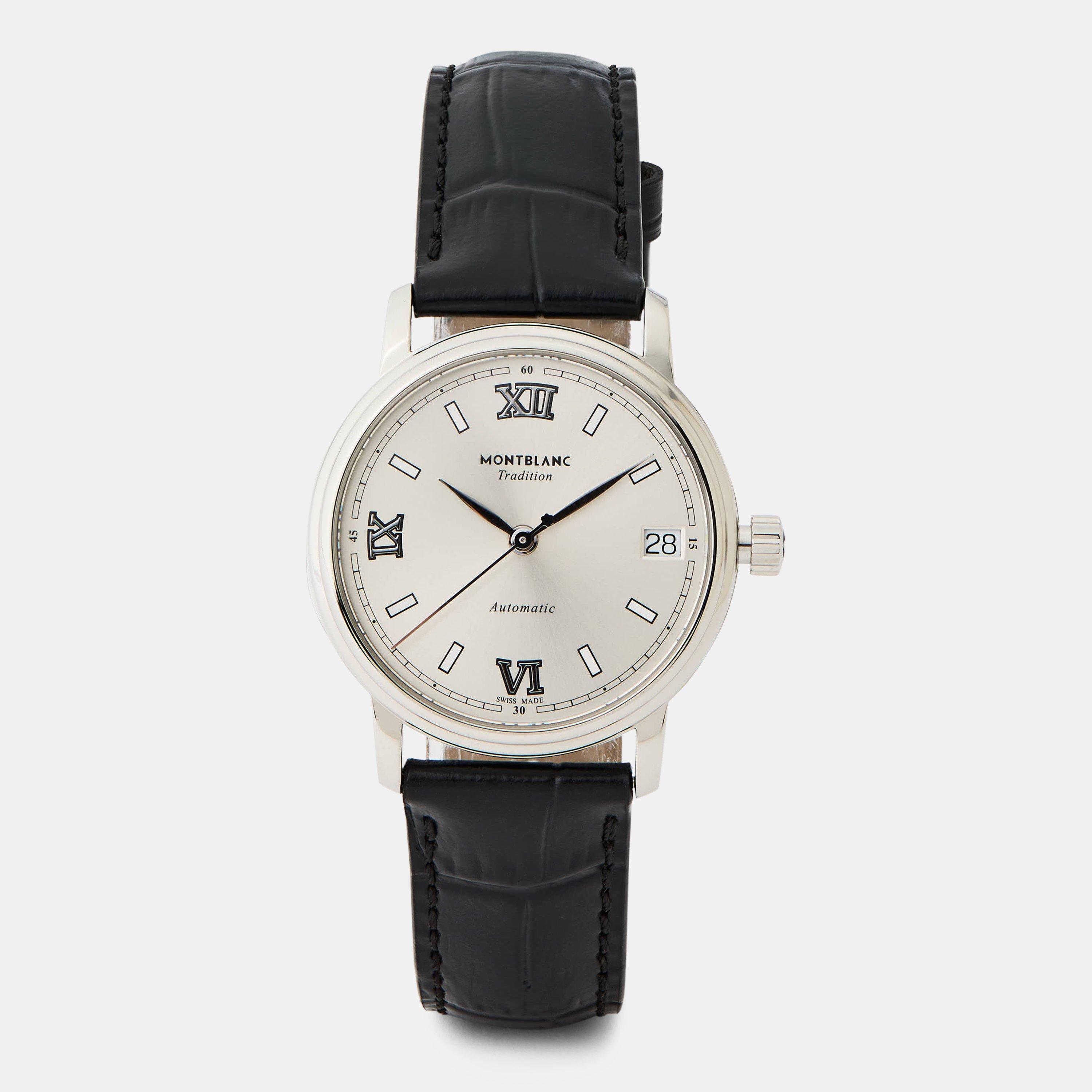 Montblanc Tradition Automatic Analogue Watch - Silver