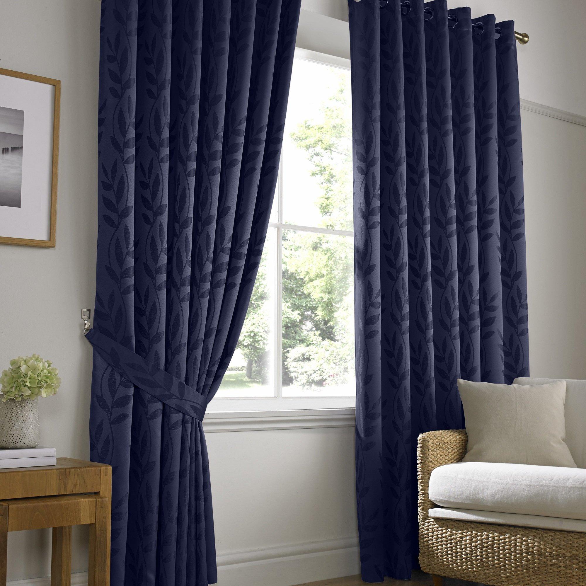 Tivoli Ring Top Lined Curtains - Pair