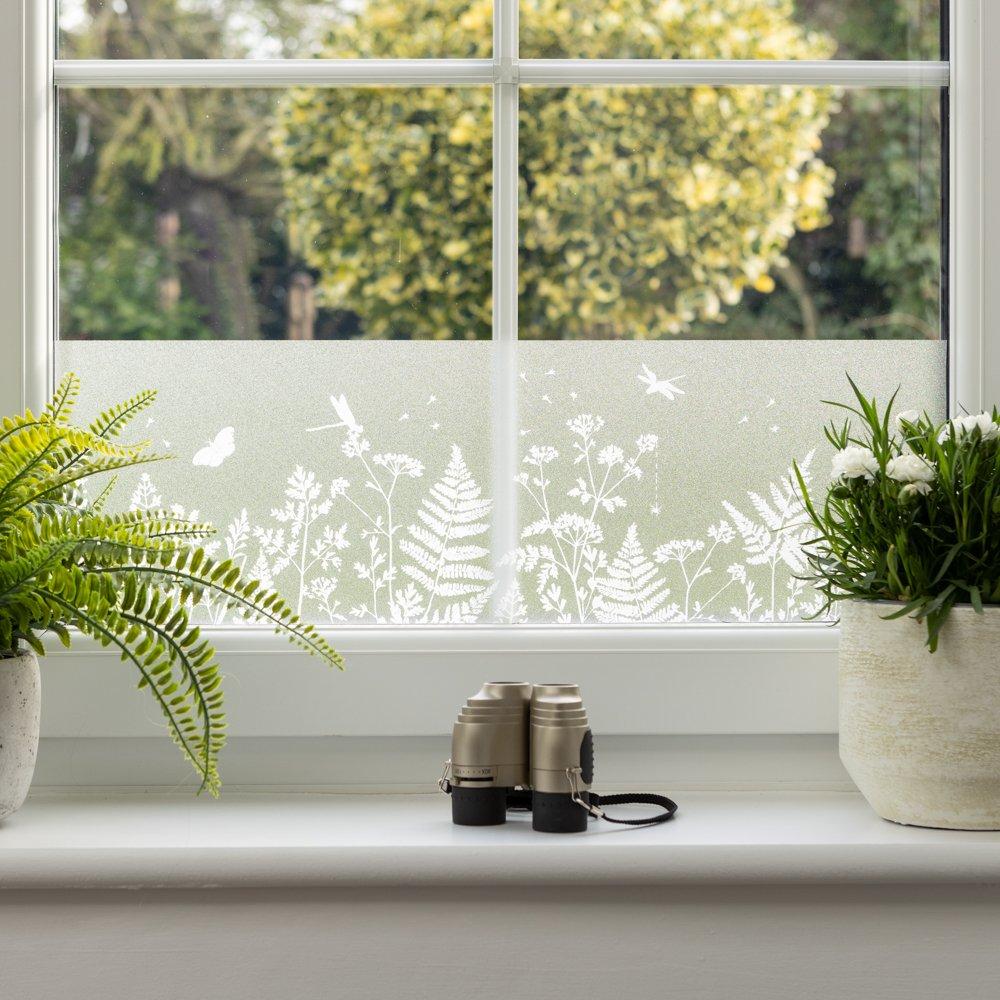 D C Fix dc fix Meadow Window Film Border