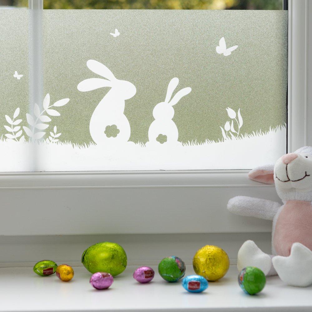 Frost - D C Fix - dc fix Lovely Rabbits Window Film Border - 3