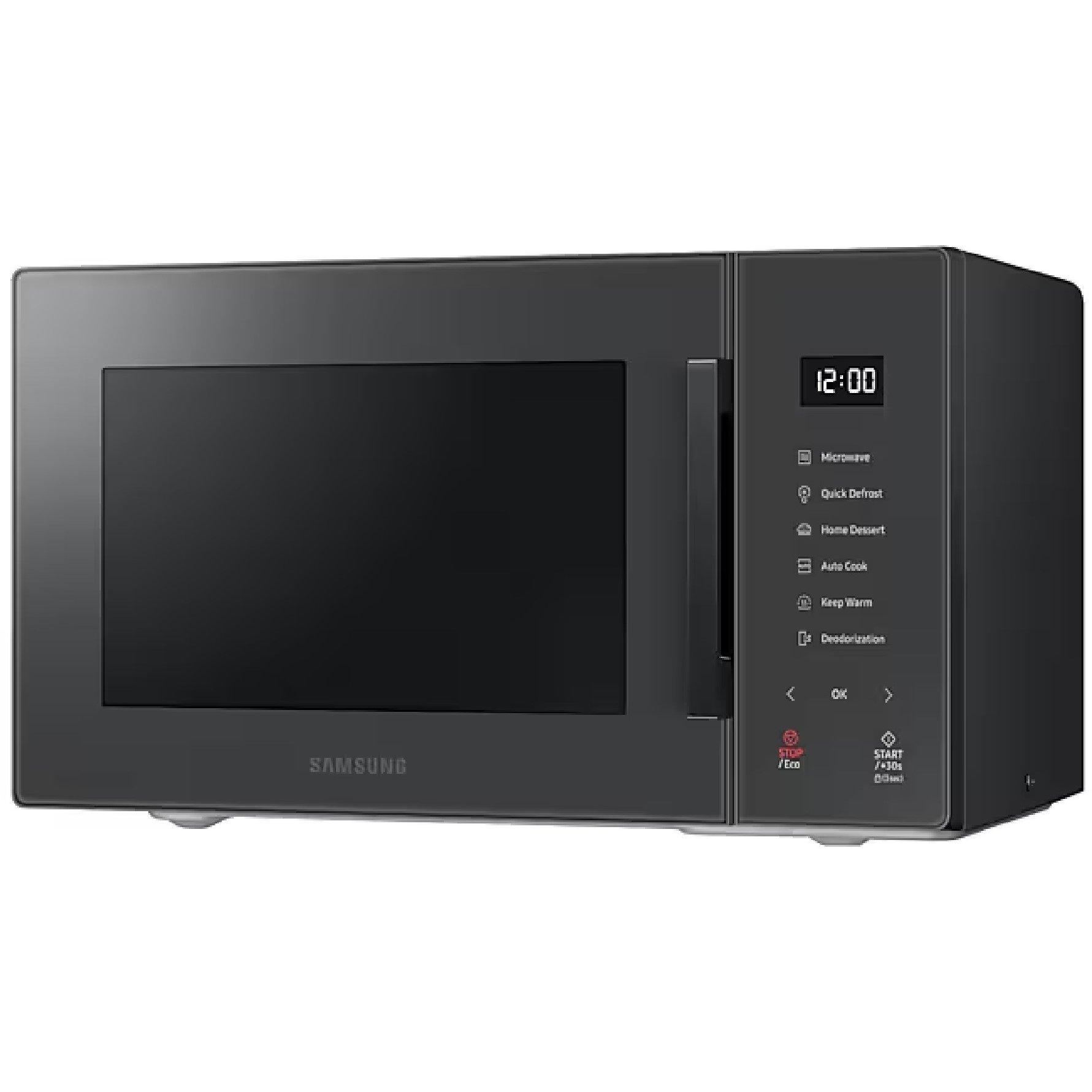 Black - Samsung - SAMSUNG MS23T5018AC/EU Solo Microwave - Charcoal - 2