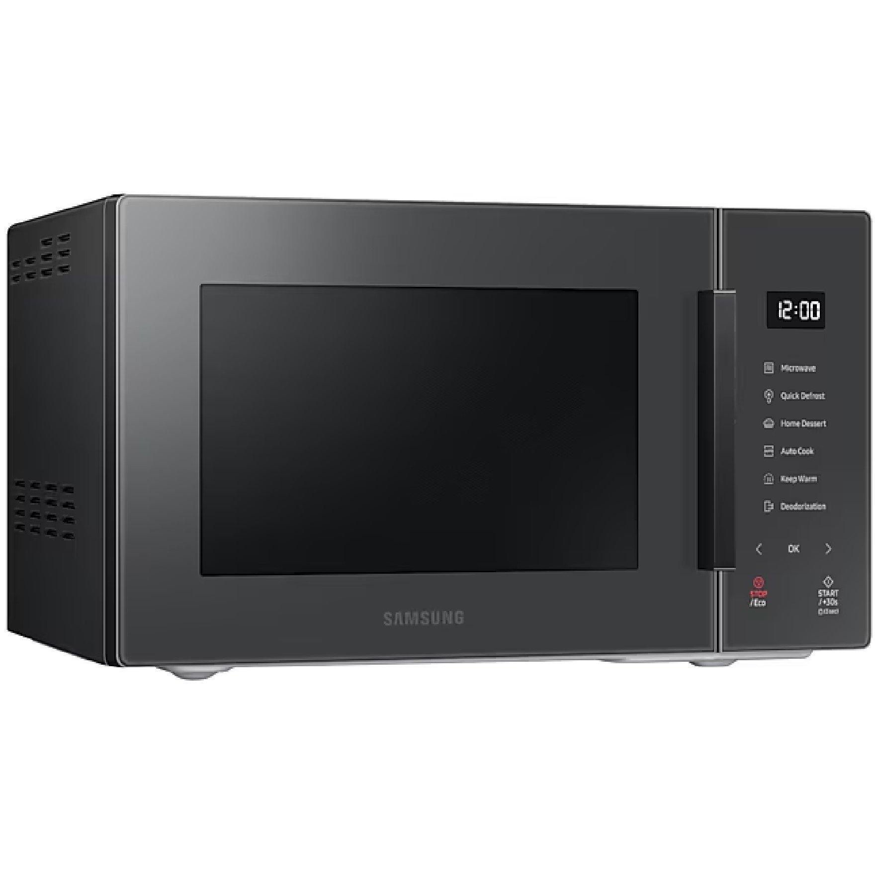 Black - Samsung - SAMSUNG MS23T5018AC/EU Solo Microwave - Charcoal - 3