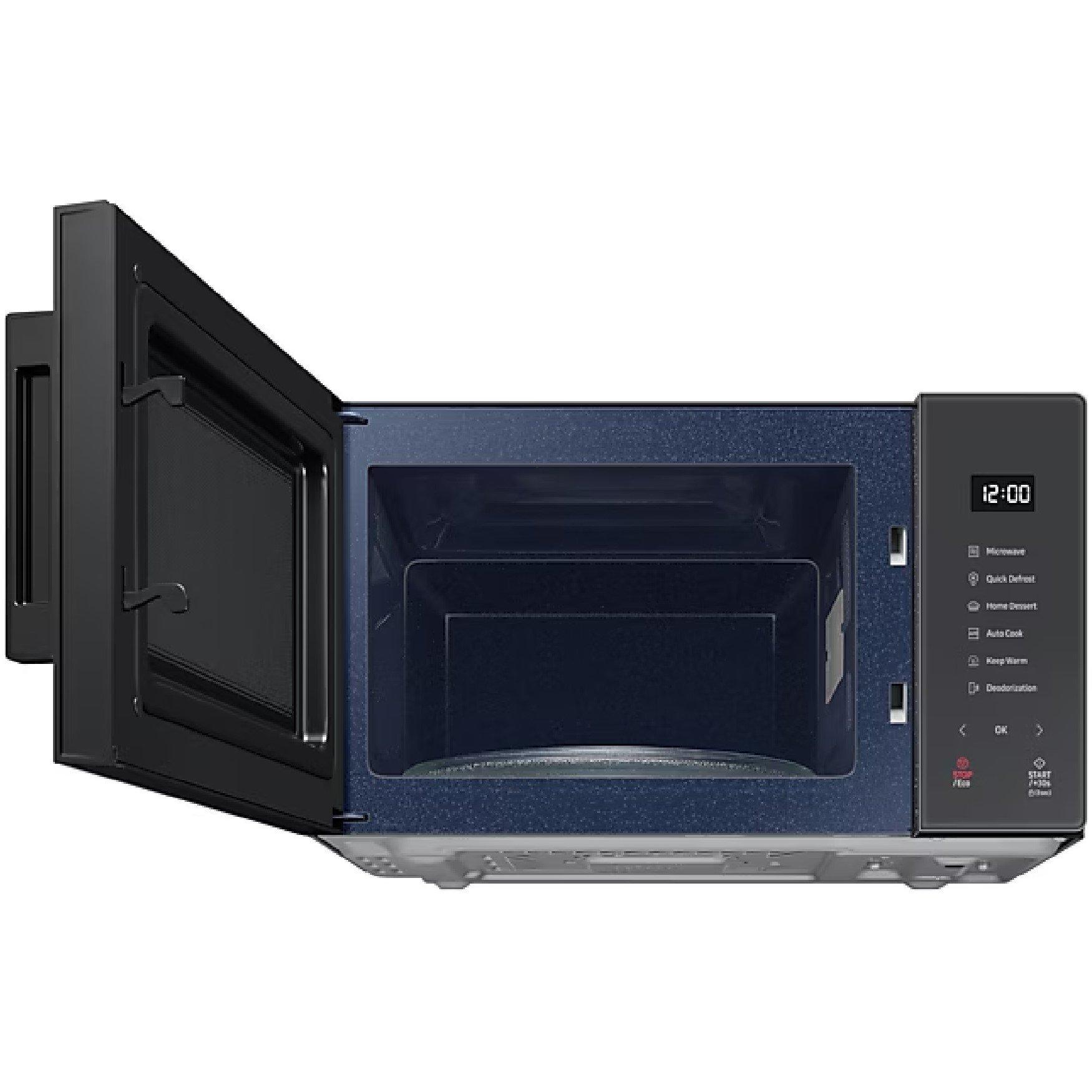 Black - Samsung - SAMSUNG MS23T5018AC/EU Solo Microwave - Charcoal - 4