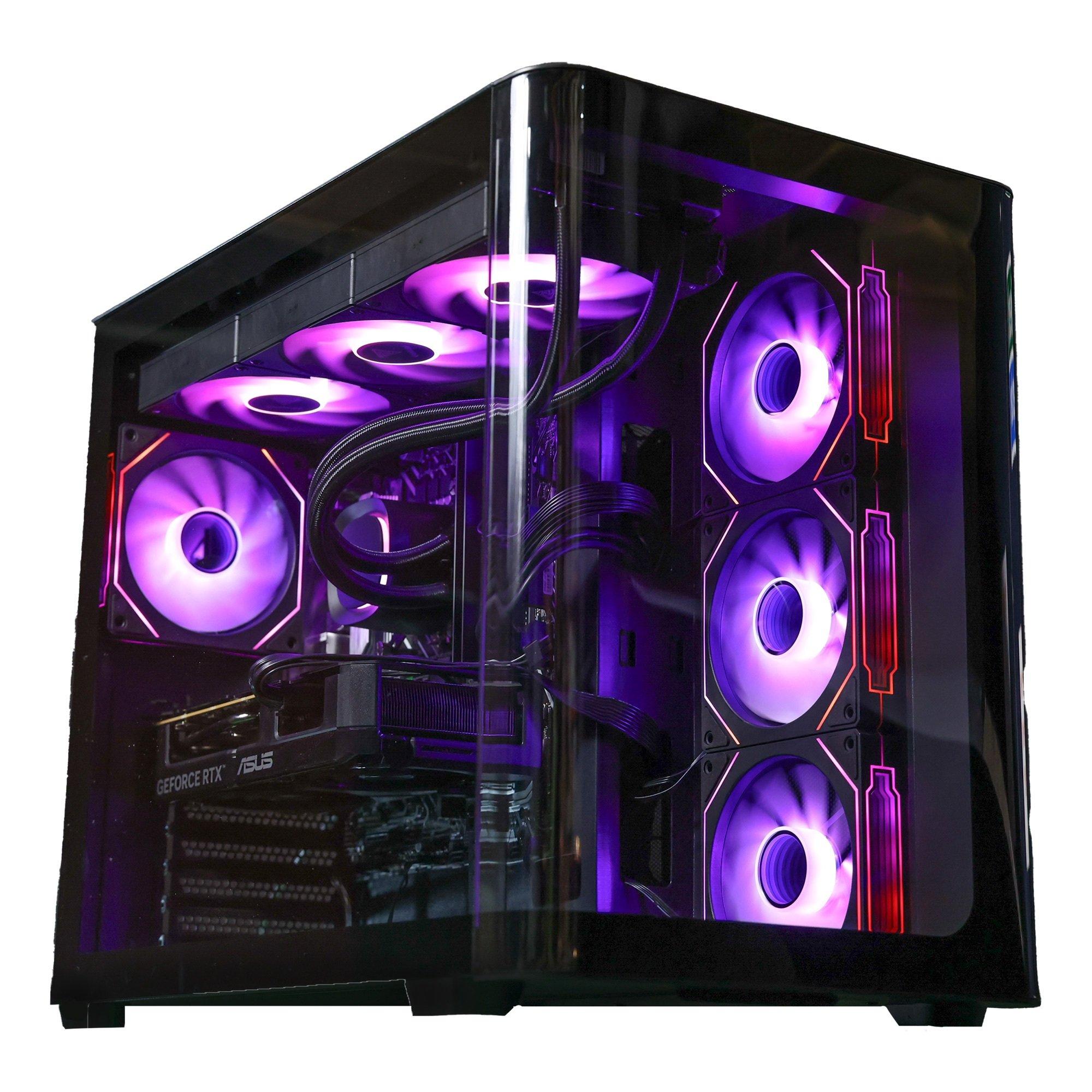 Schwarz - Entity - Entity Vortex Gaming Desktop i5-12400F RTX 5060Ti - 1