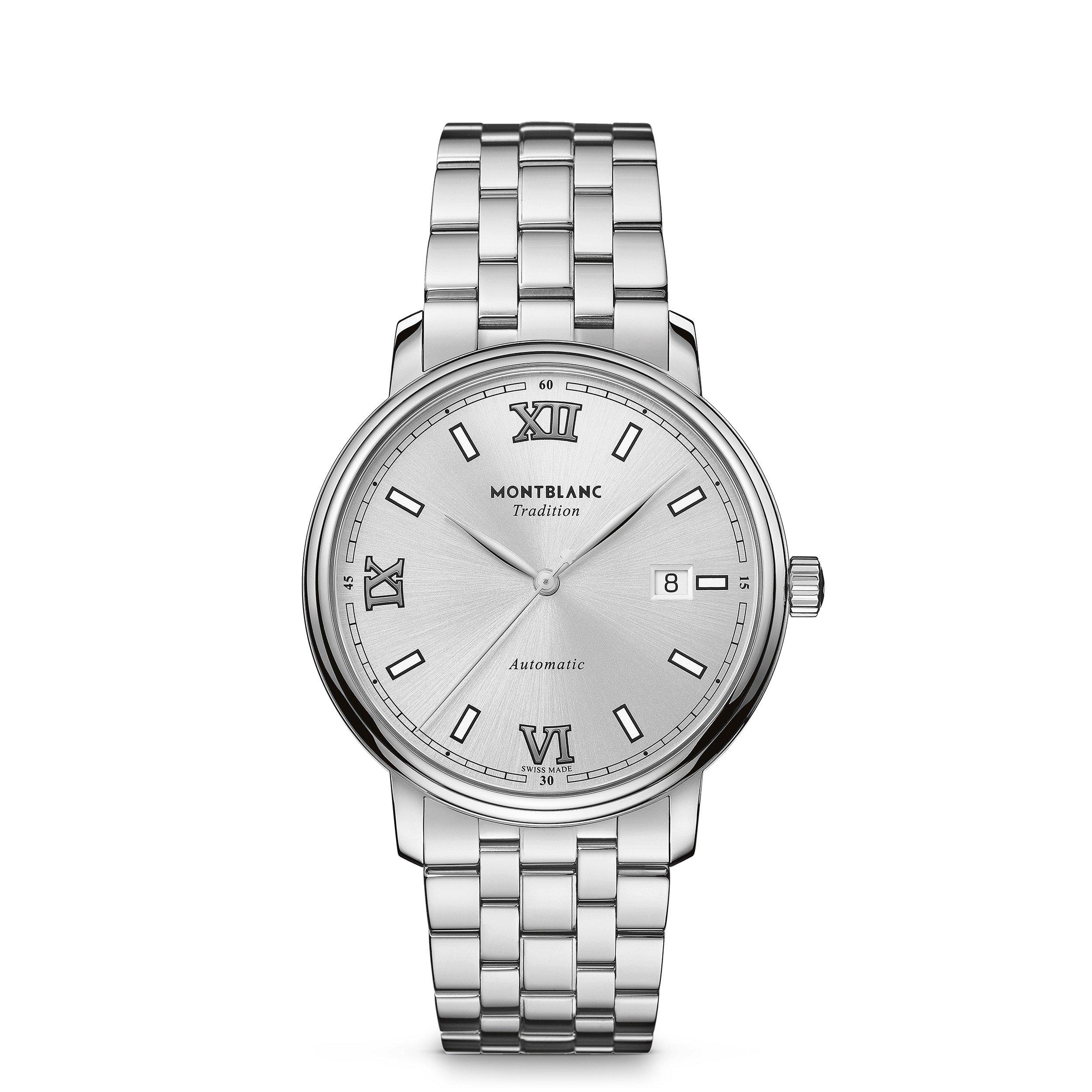 Montblanc Tradition Automatic Analogue Watch - Silver
