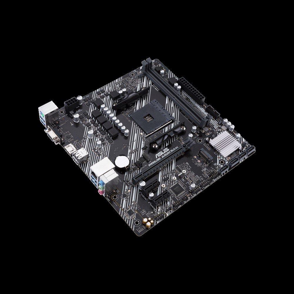 Preto - ASUS - ASUS AMD A520 (Ryzen AM4) micro ATX motherboard - 3