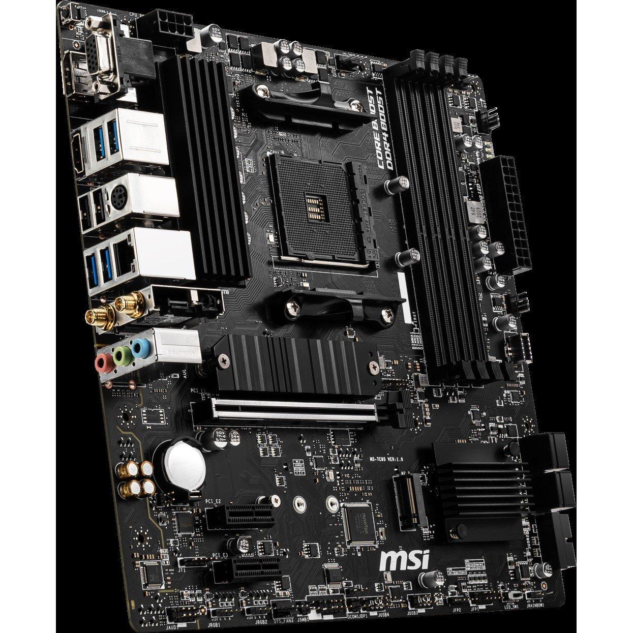 Schwarz - MSI - B550 00 - B550M PRO-VDH WIFI - AMD Motherboard - 4
