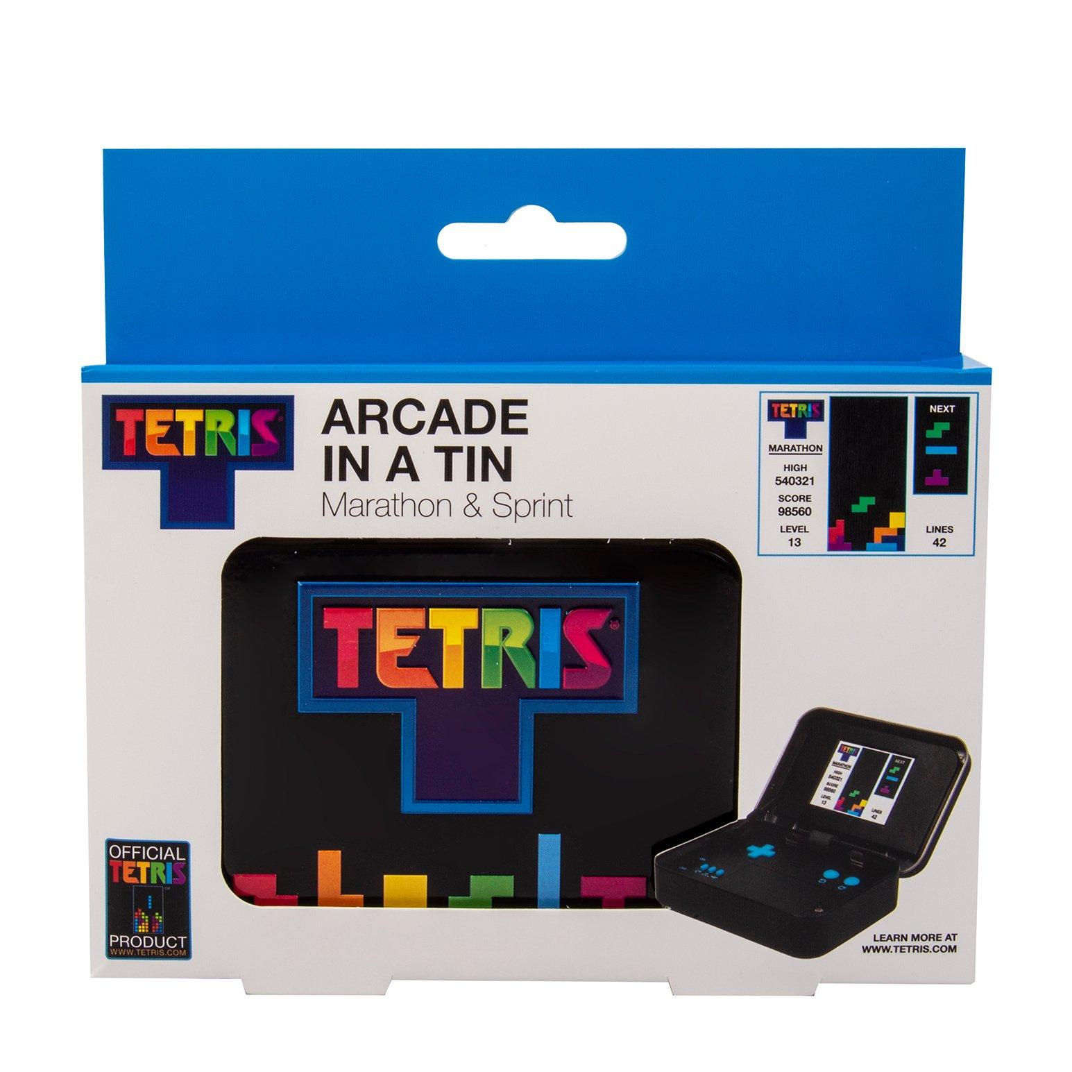 Blue - Tetris - Arcade in a Tin Retro Game - 1