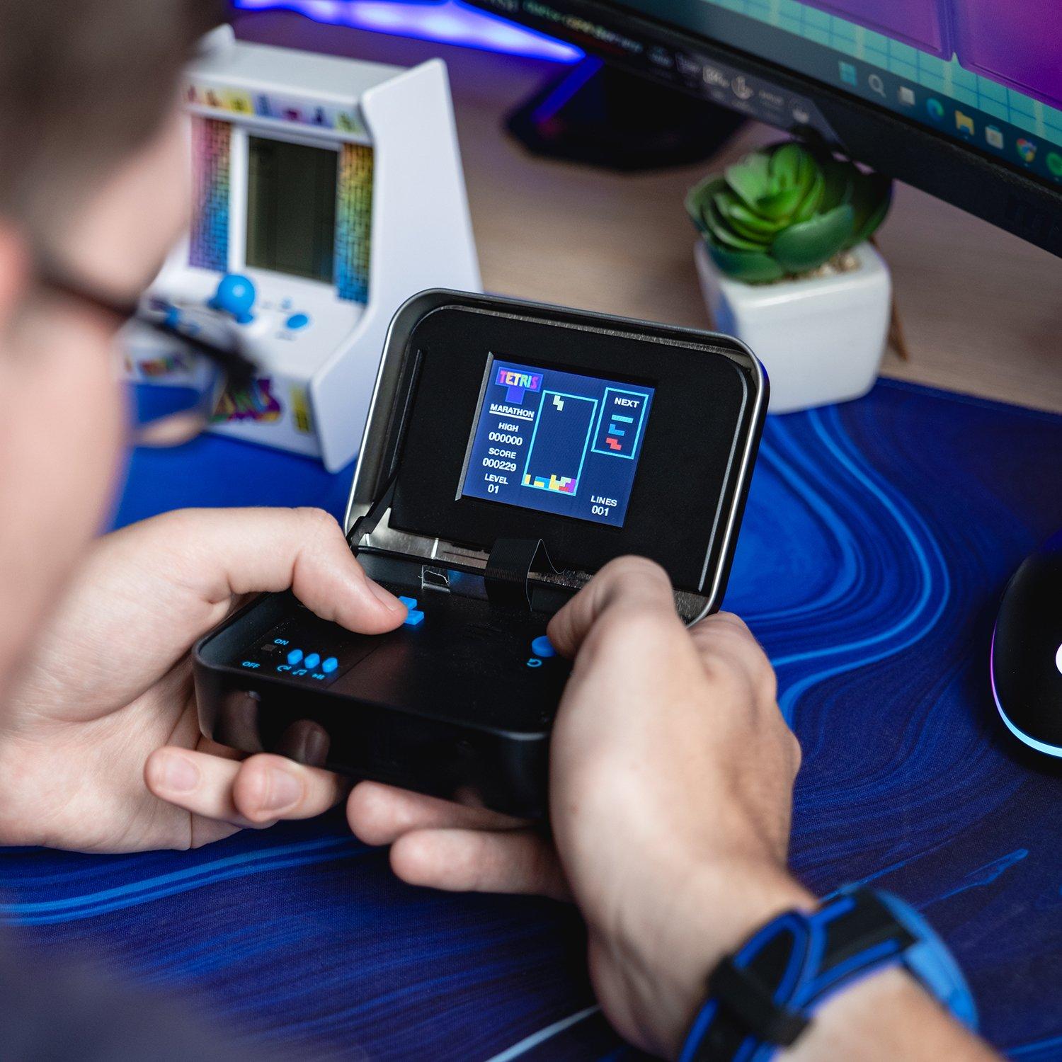 Blue - Tetris - Arcade in a Tin Retro Game - 2