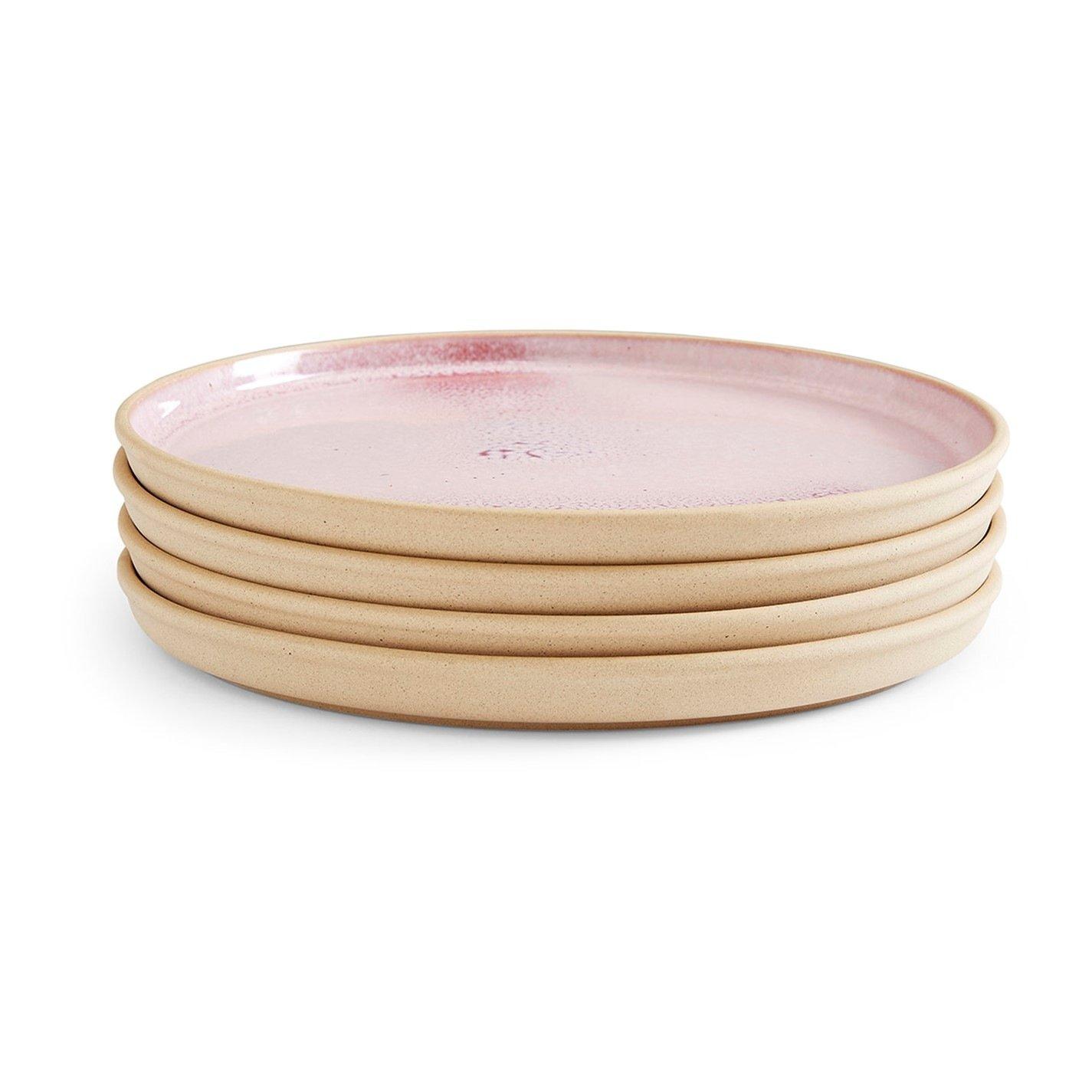 Rose Quartz - Portmeirion - Minerals Set of 4 Dinner Plates - 6