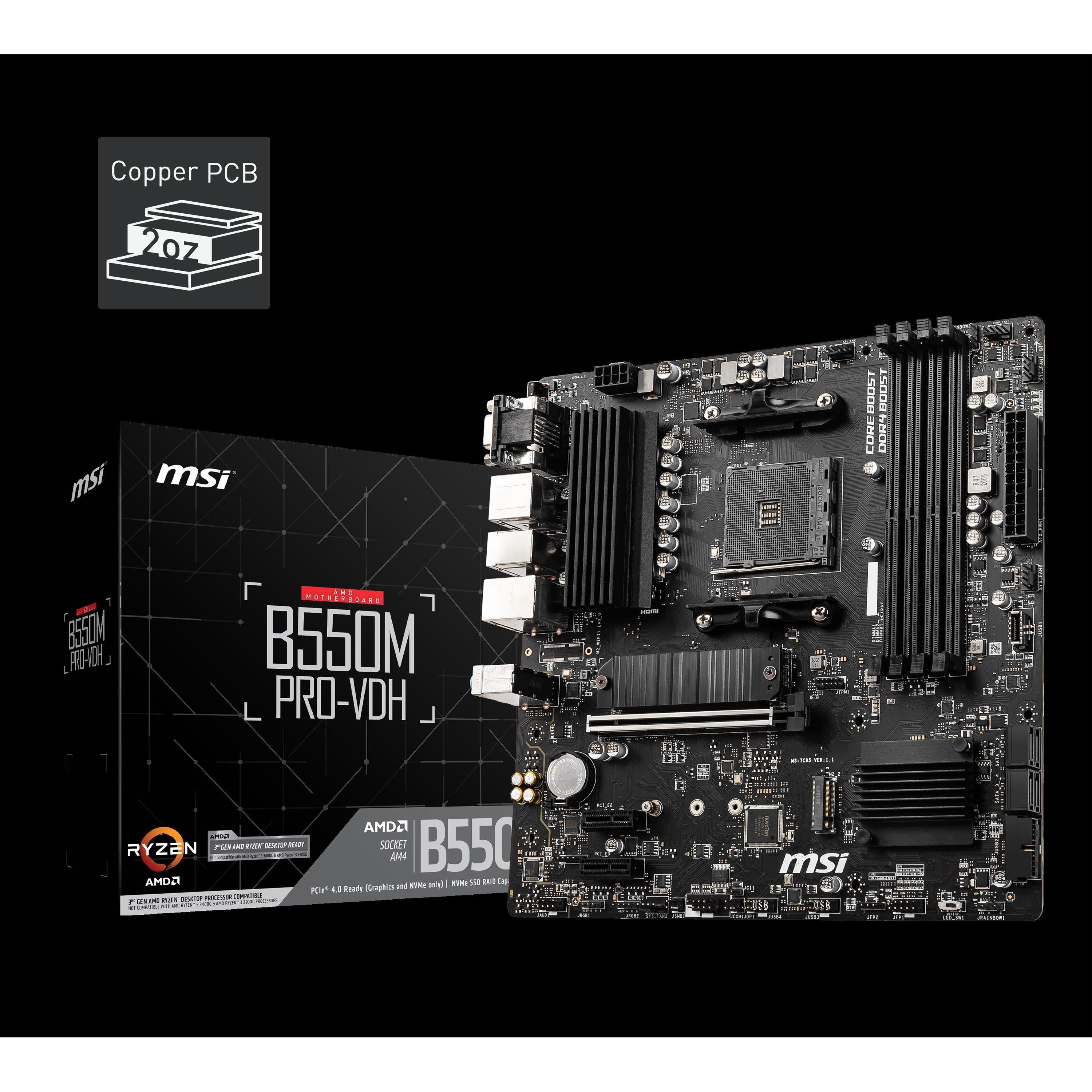 MSI MSI B550 00 - B550M PRO-VDH - AMD Motherboard