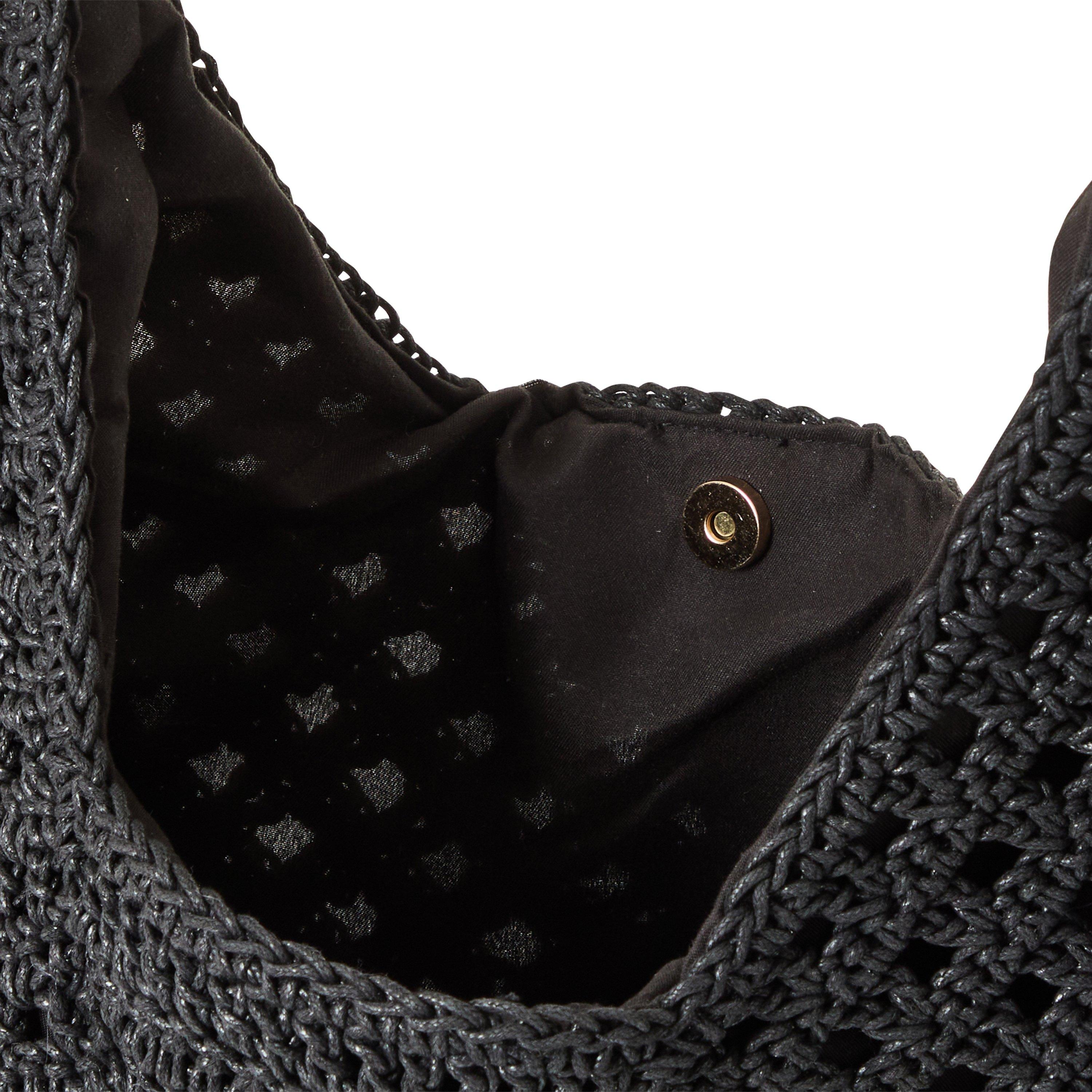 Zwart - Biba - Women's Fringe Shoulder Bag - 4