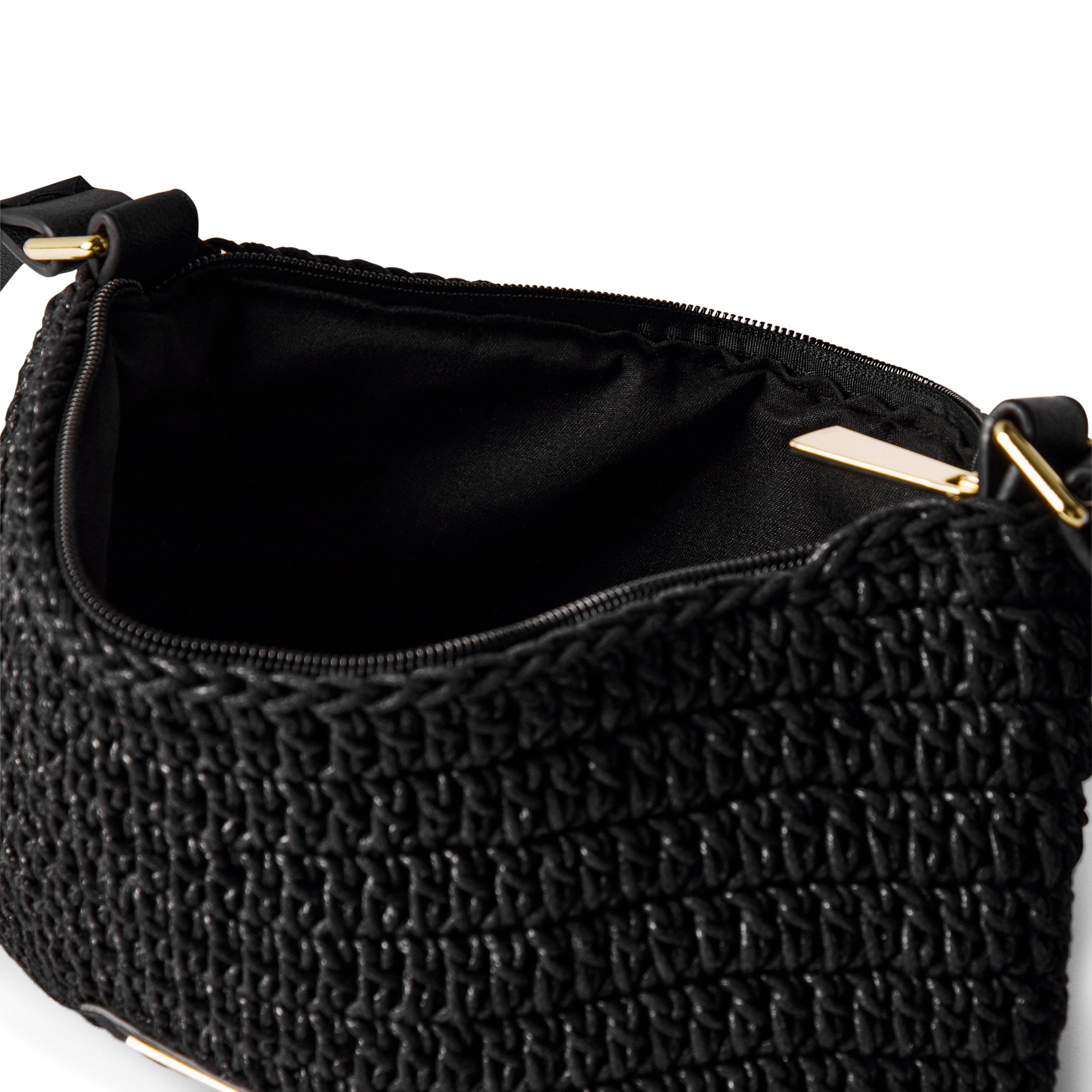 Zwart - Biba - Women's Crescent Cross Body Bag - 5