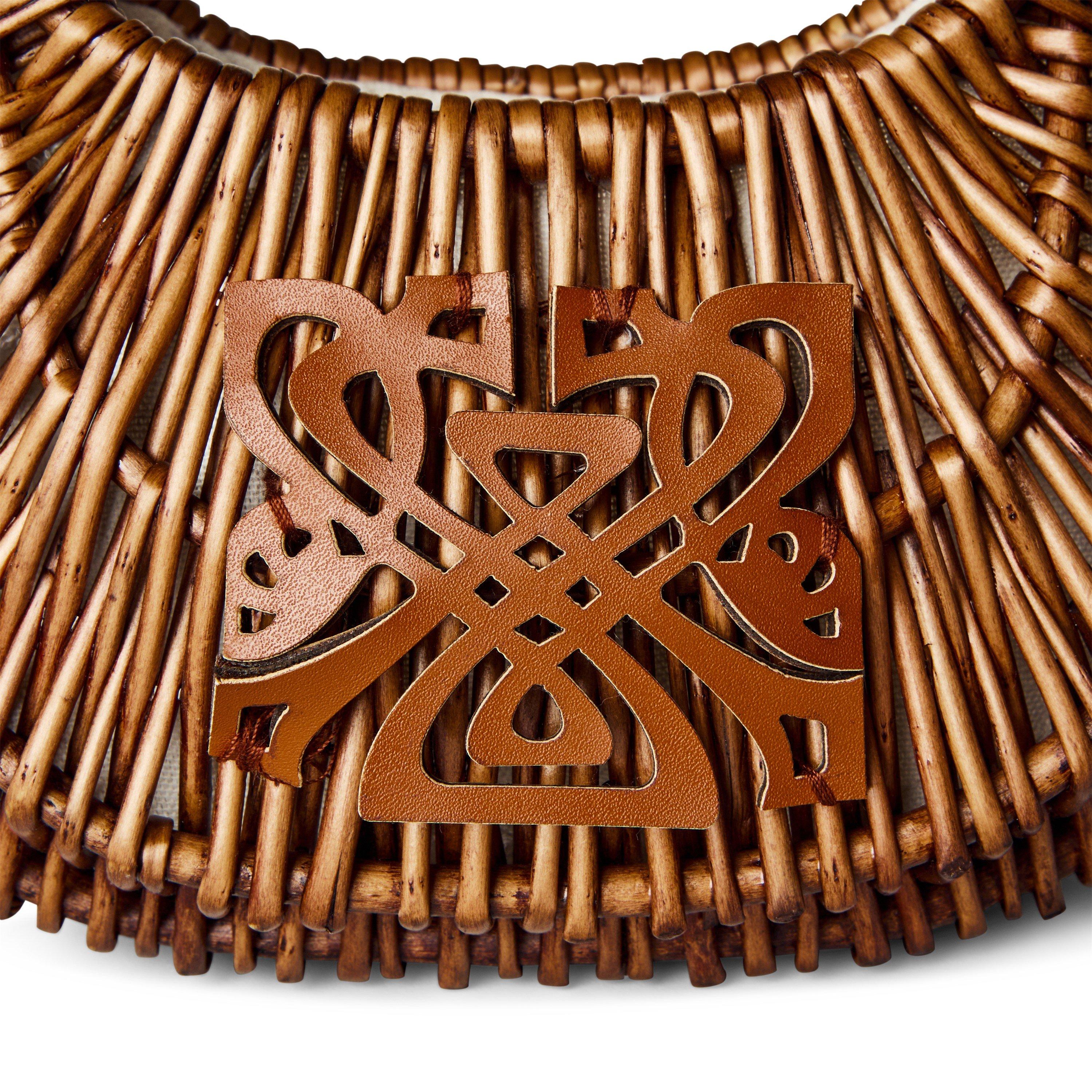 Natural - Biba - Women's Wicker Shoulder Bags - 4