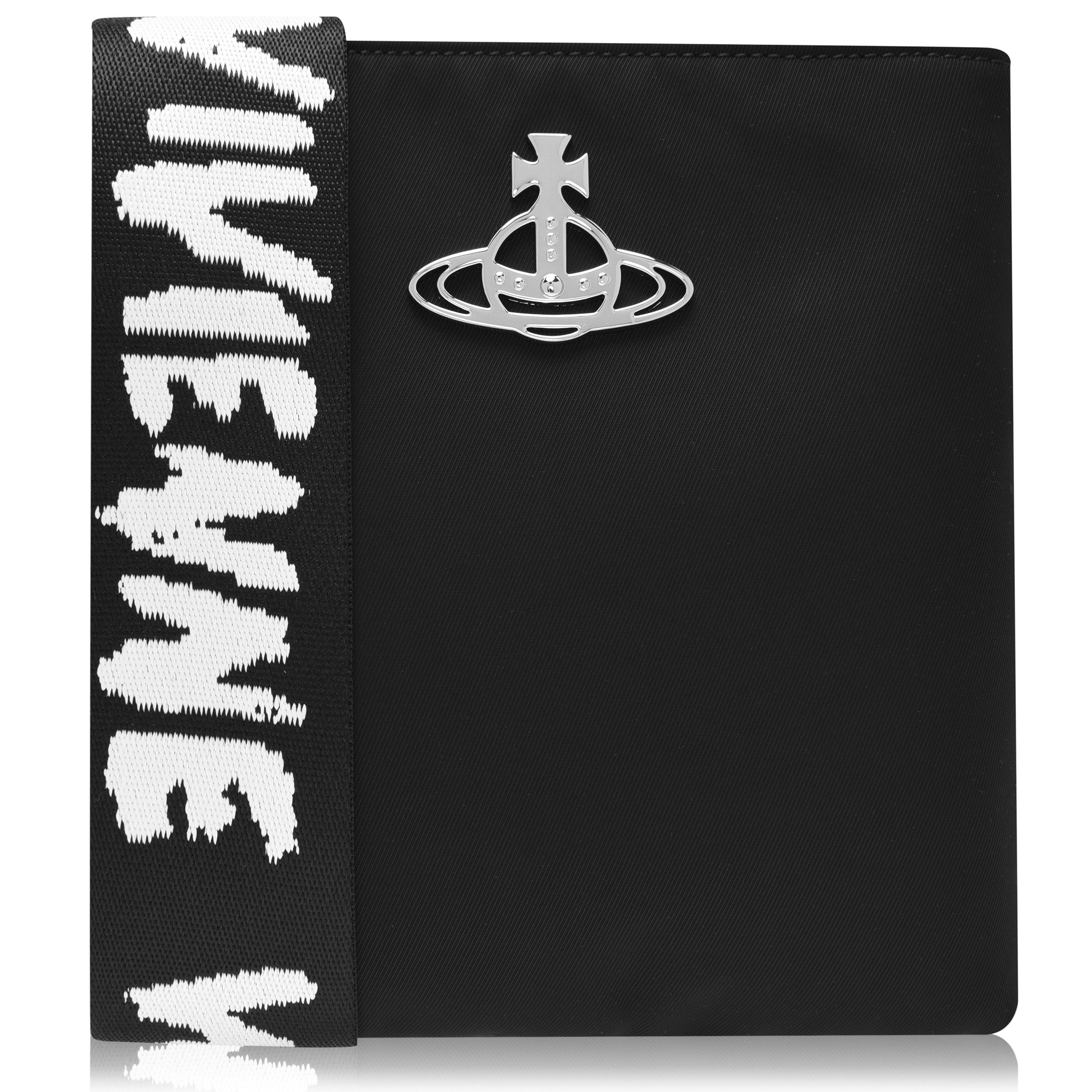 Black - Vivienne Westwood - Men's Logo Nylon Tape Crossbody Bag - 1