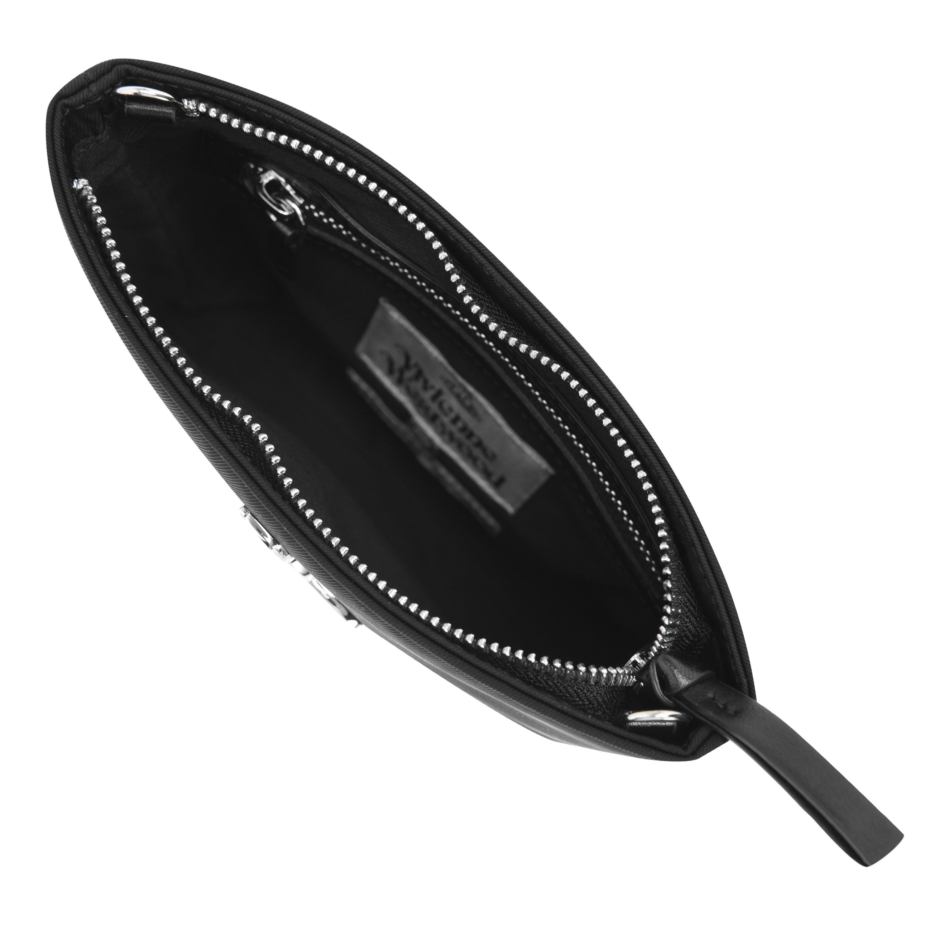 Black - Vivienne Westwood - Men's Logo Nylon Tape Crossbody Bag - 9