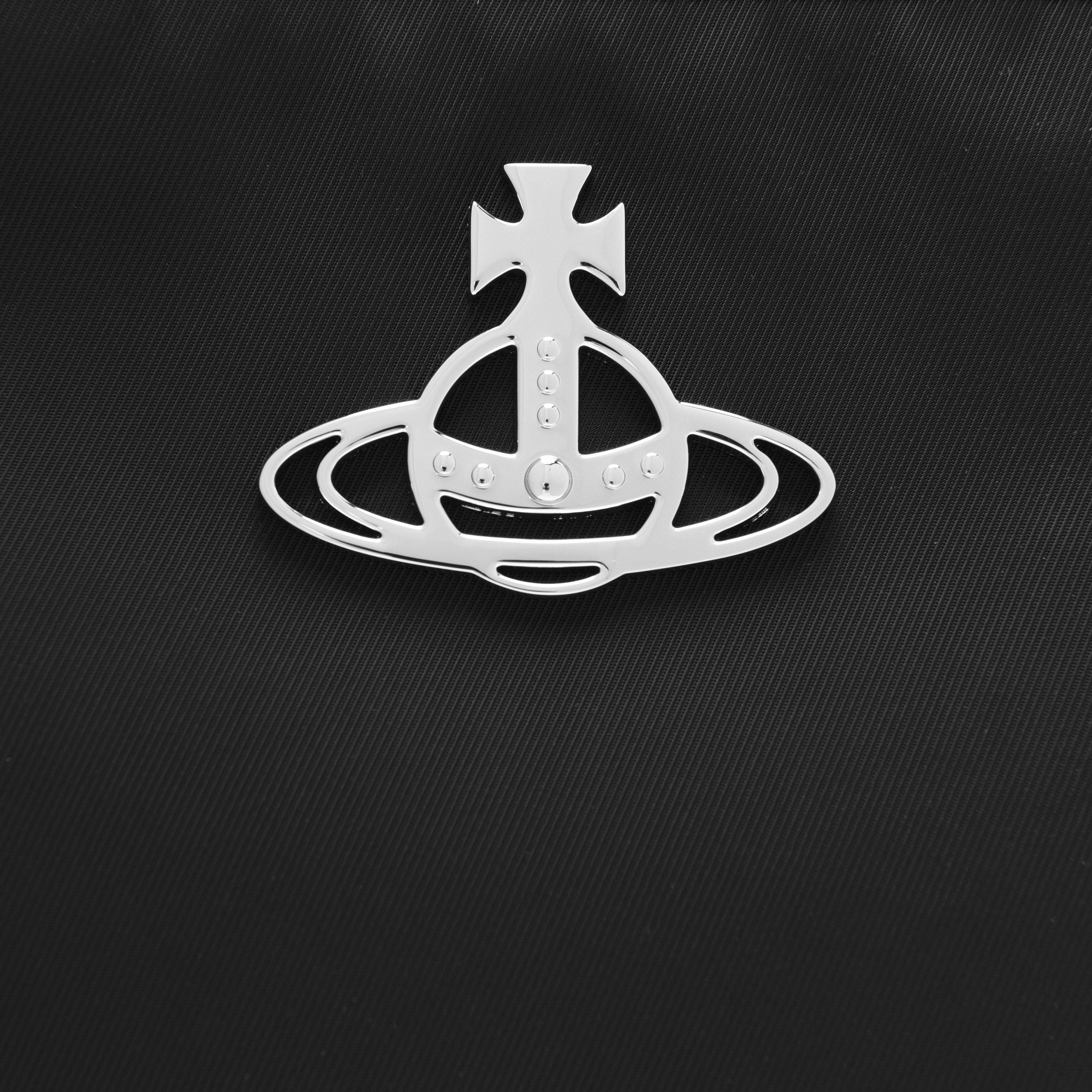 Black - Vivienne Westwood - Men's Logo Nylon Tape Crossbody Bag - 4