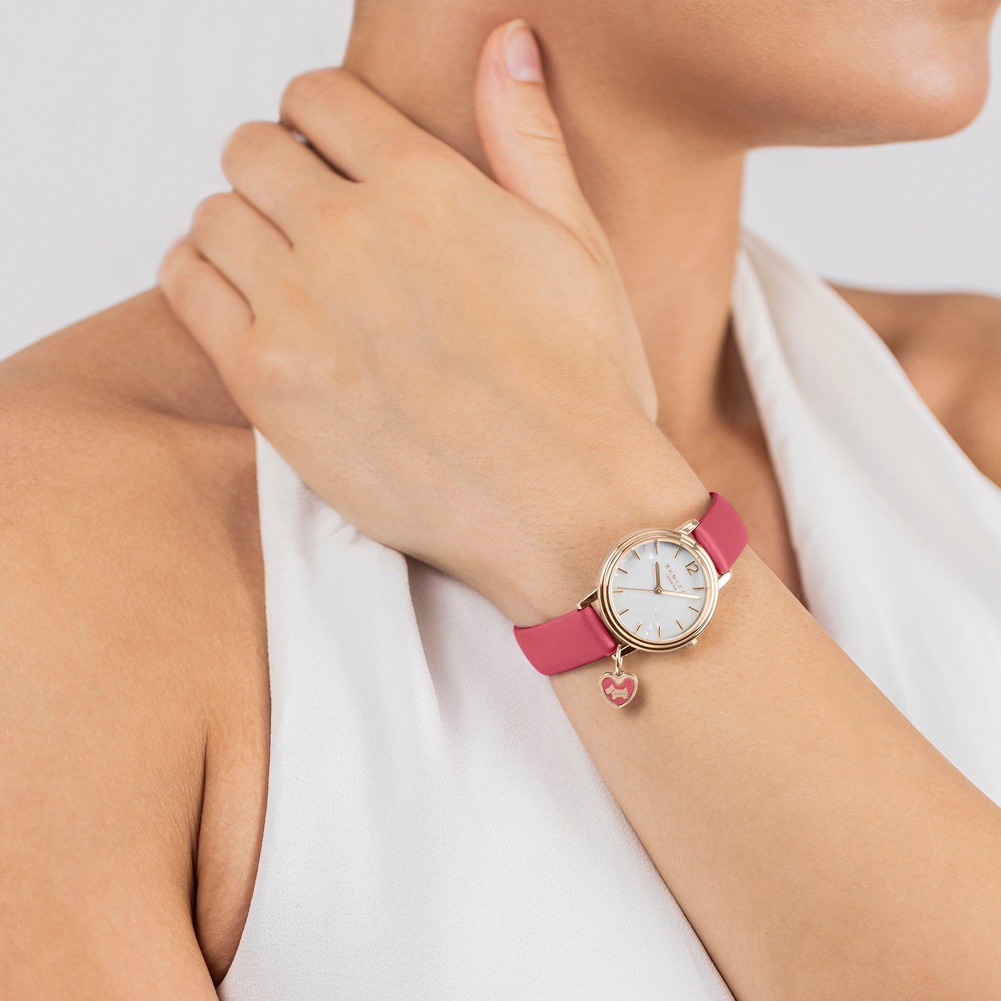 Deep Sea - Radley - Women's Leather Watch Gift Jewellery Set - 5