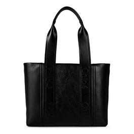 Chloe Leather Woody Tote