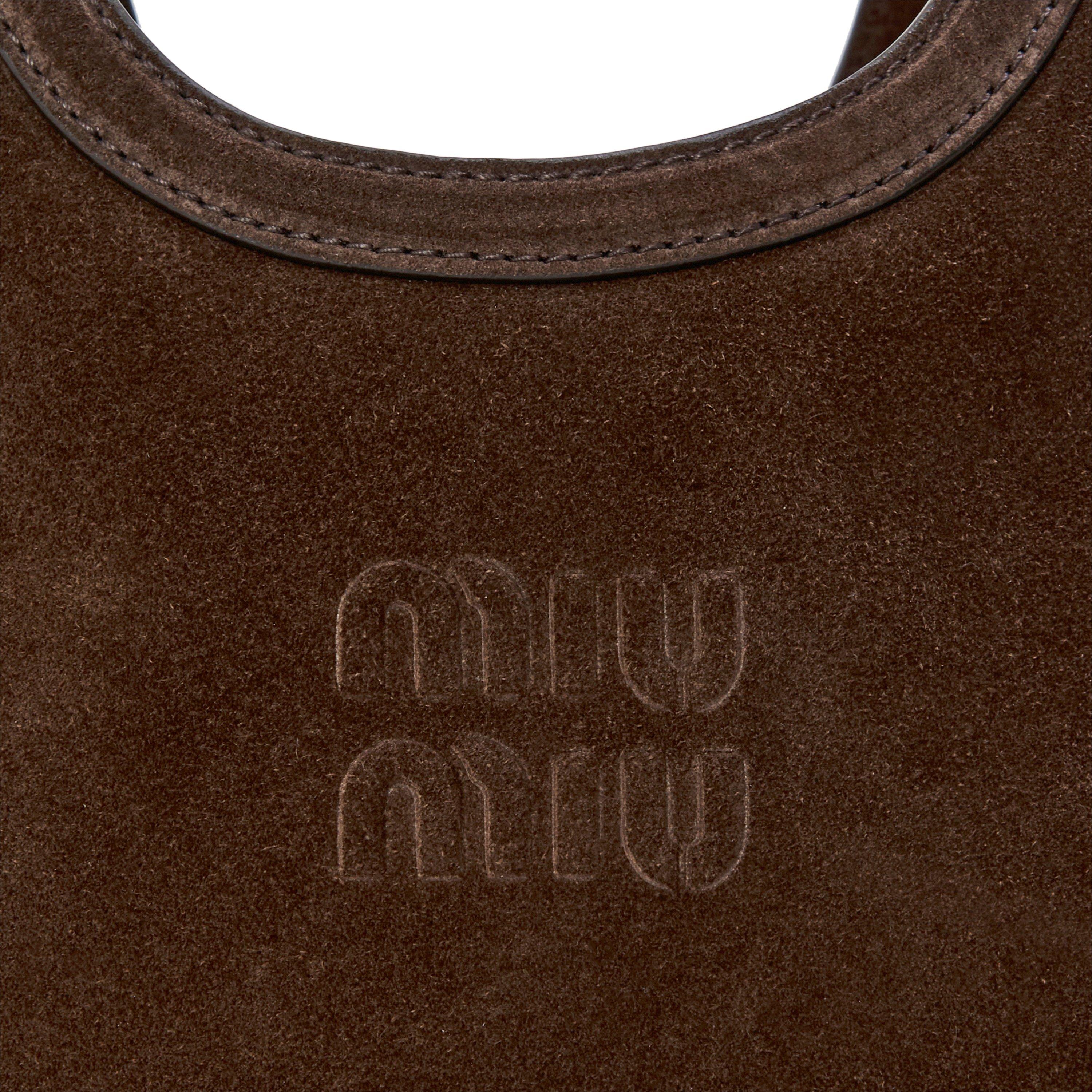 Moro - Miu Miu - Women's Camoscio Suede Shoulder Bag - 3