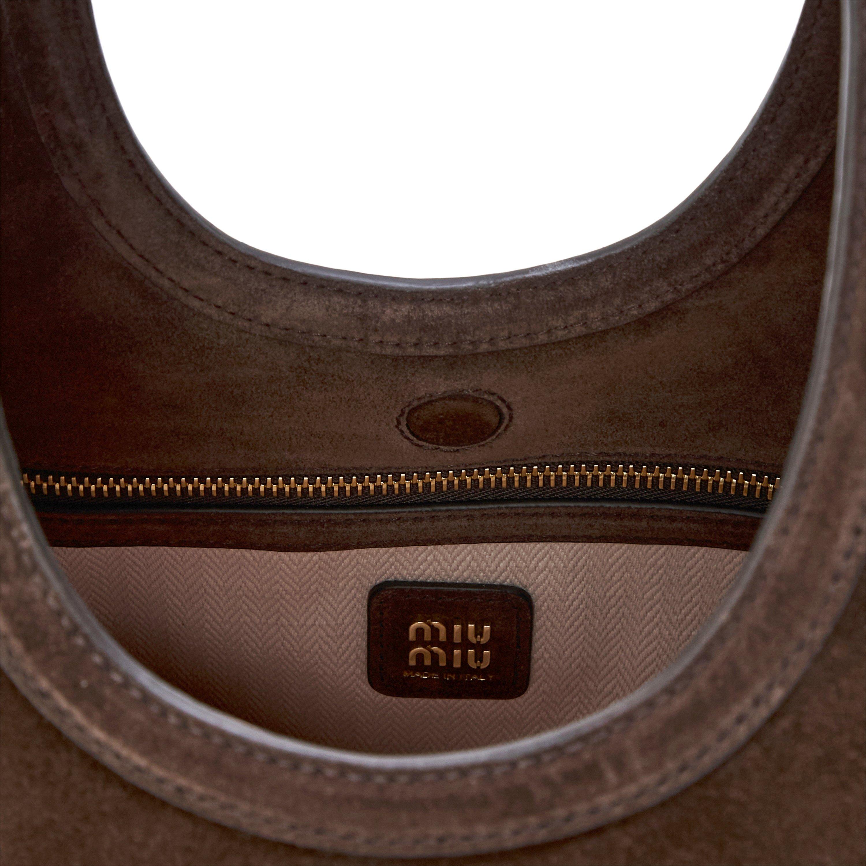 Moro - Miu Miu - Women's Camoscio Suede Shoulder Bag - 4