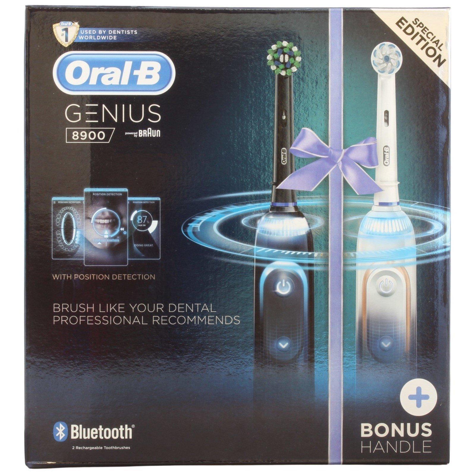 Oral B  Oral-B Genius Electric Toothbrush - Black/Gold 8900