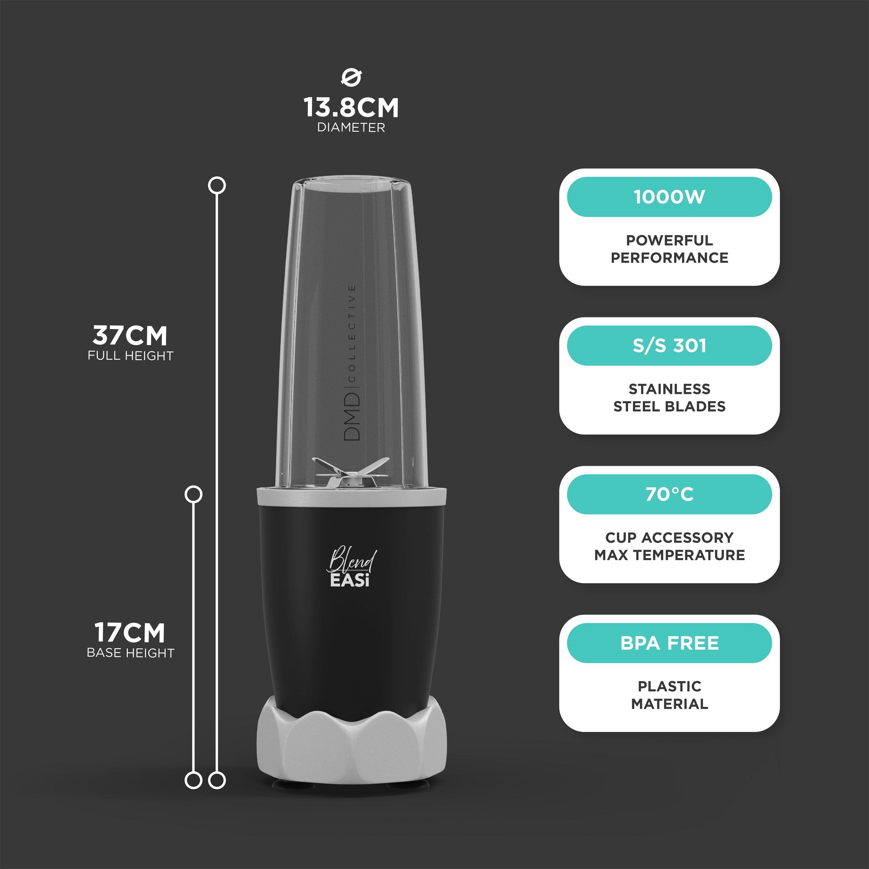 Black - DMD Collective - BlendEasi Nutri Blender Starter Kit - 2