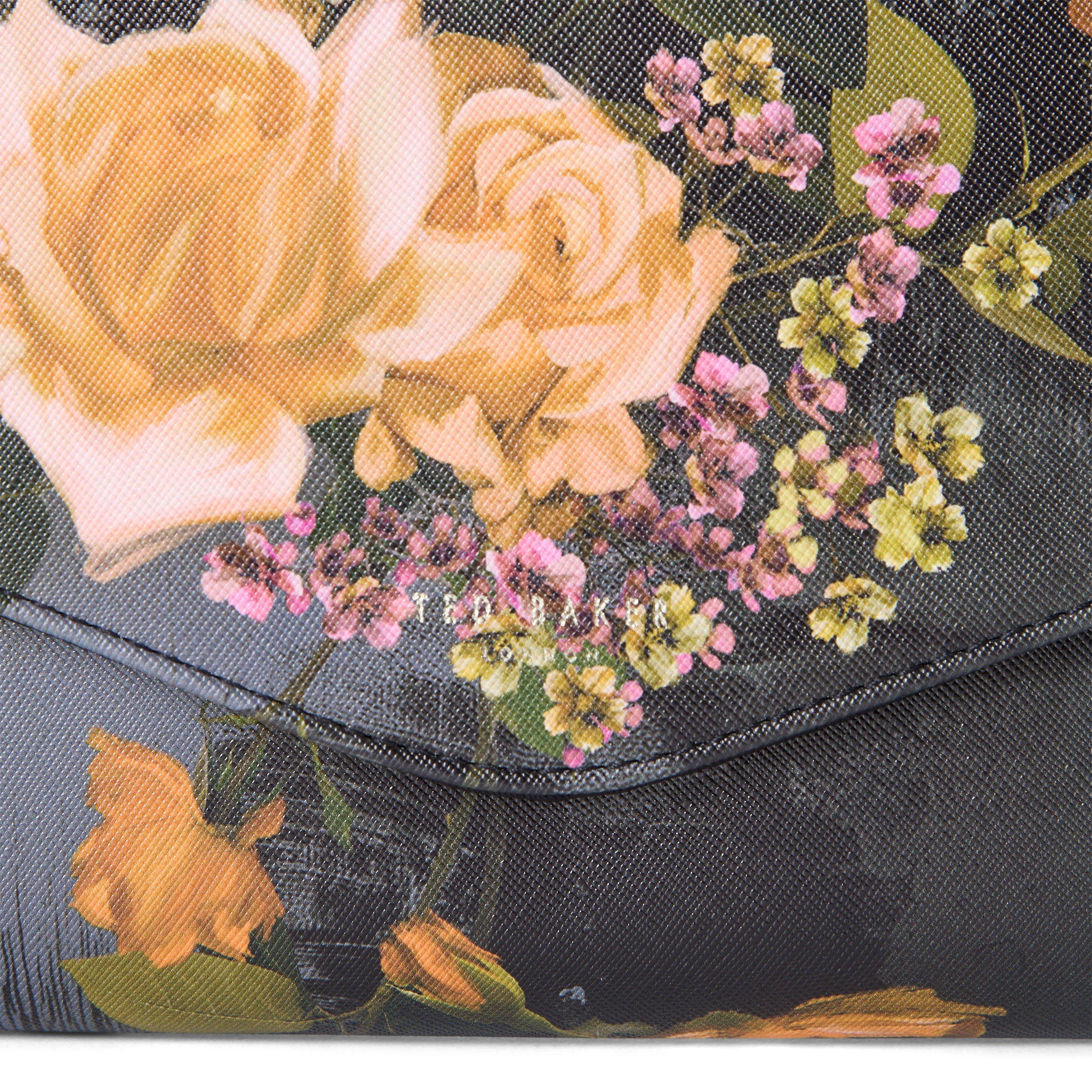 Black - Ted Baker - Women's Floral Clutch Bag - 3