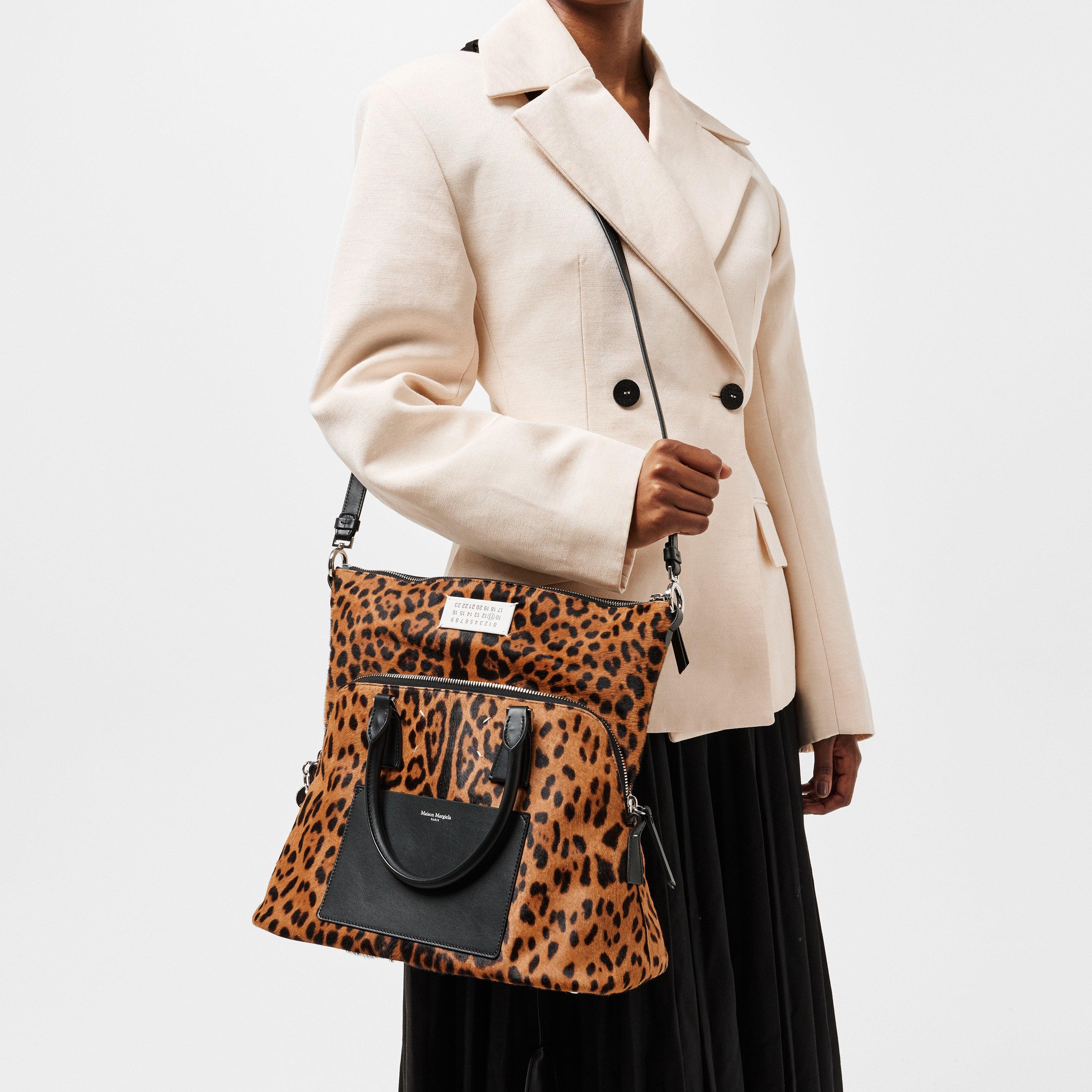 Leopard Black - Maison Margiela - Women's Tote Bags - 3