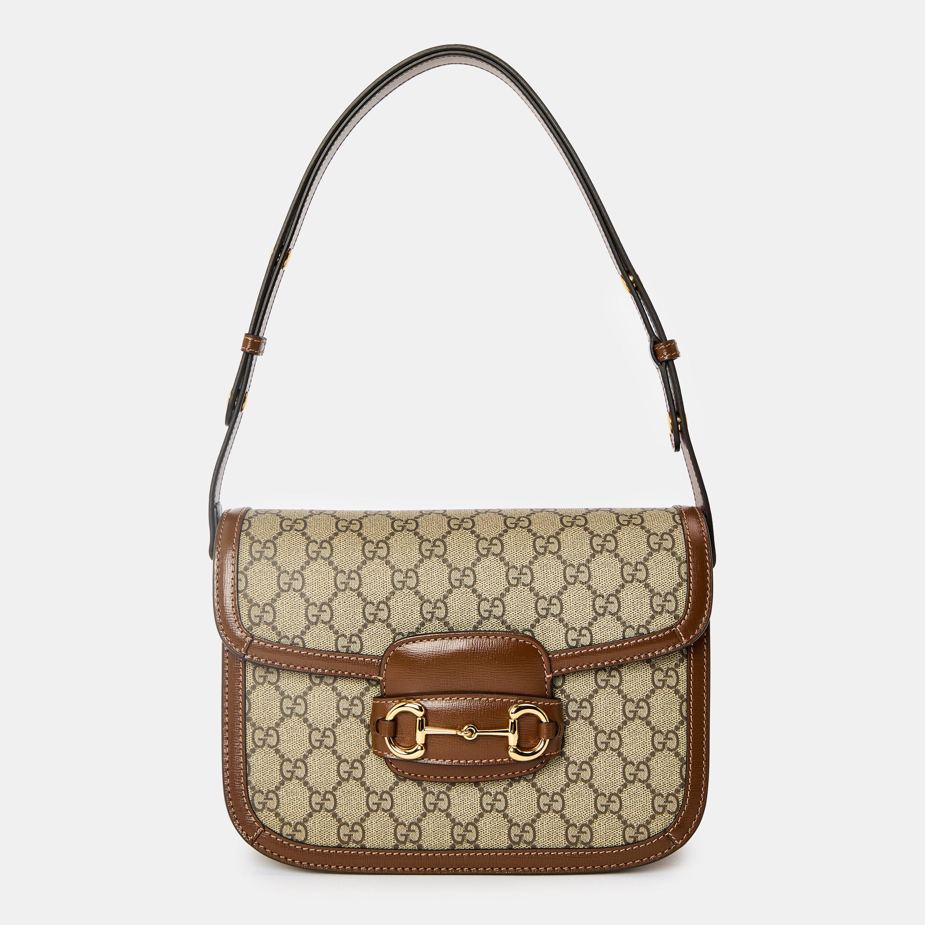 Beige - Gucci - Horsebit 1955 Shoulder Bag - 1