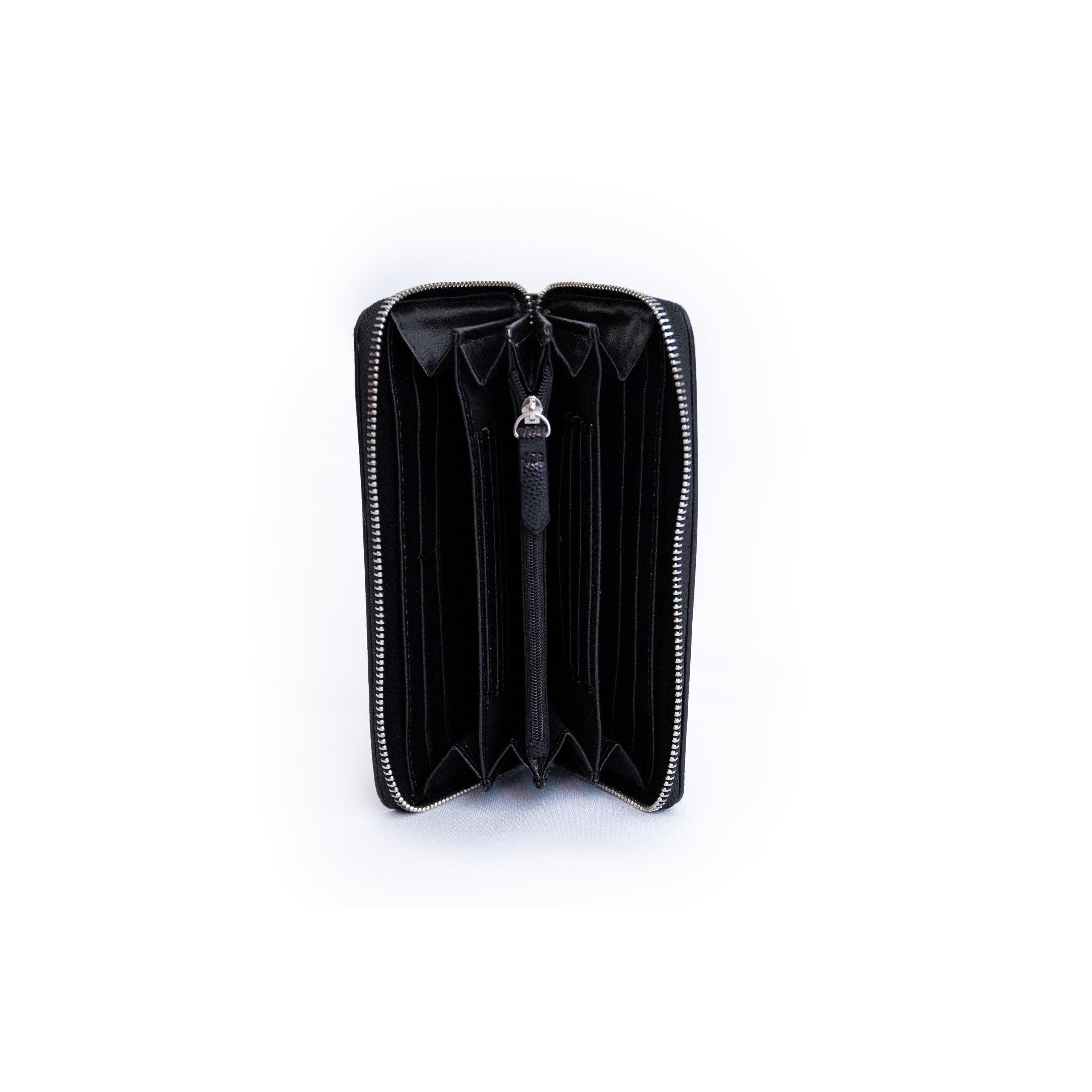 Nero 001 - Valentino - Divina Zip Around Purse - 4