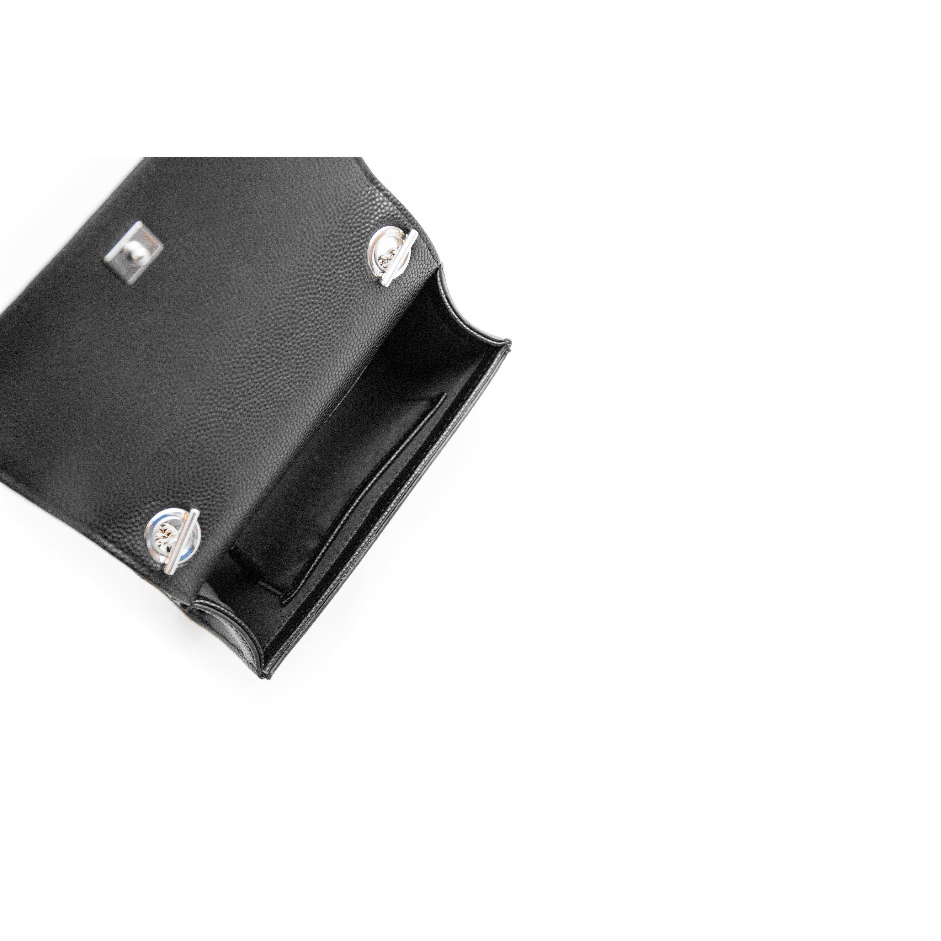 Nero 001 - Valentino - Fold Over Divina Bag - 5